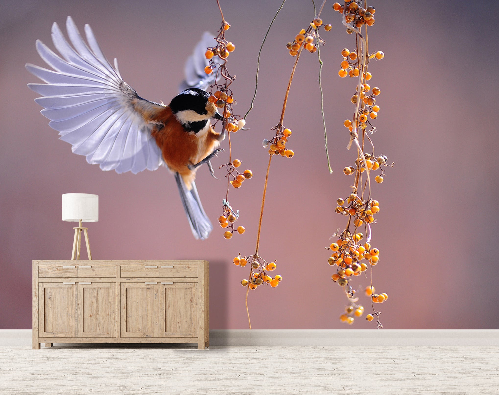 3D White Wing Bird 142 Wall Murals