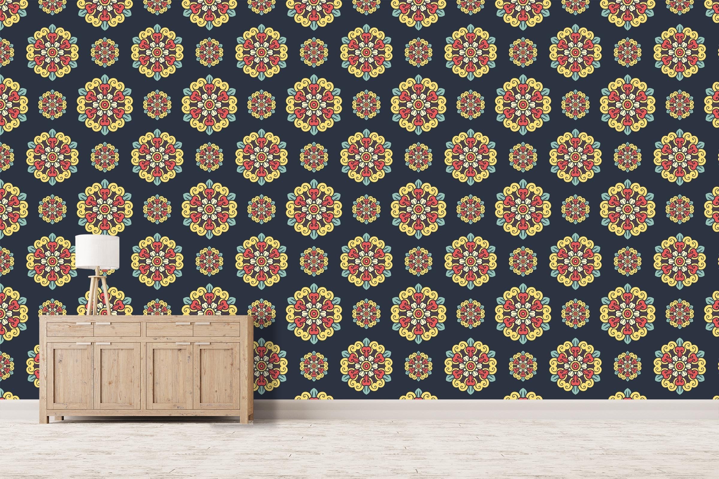 3D Flower Pattern 605 Wallpaper AJ Wallpaper 
