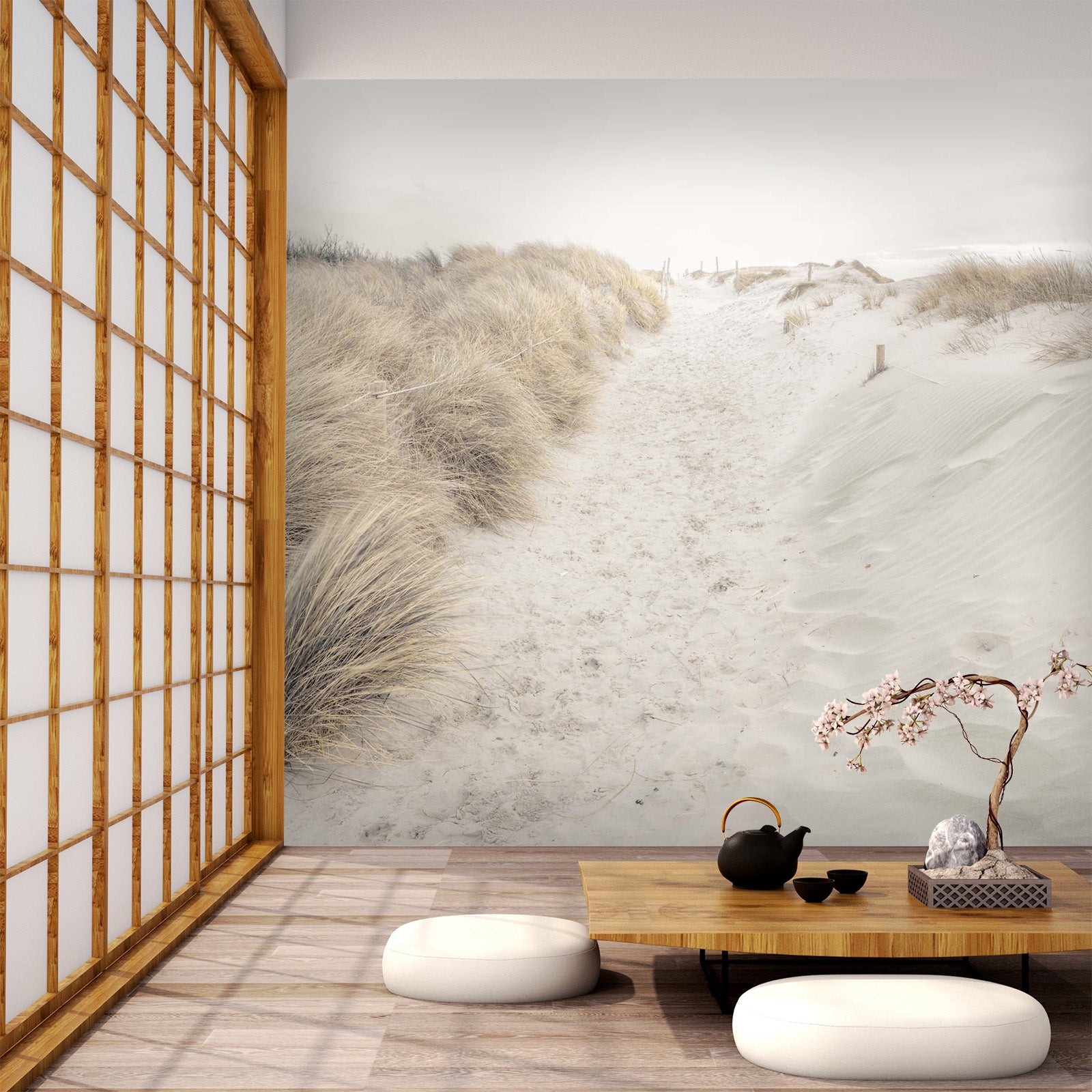 3D White Sand 076 Assaf Frank Wall Mural Wall Murals