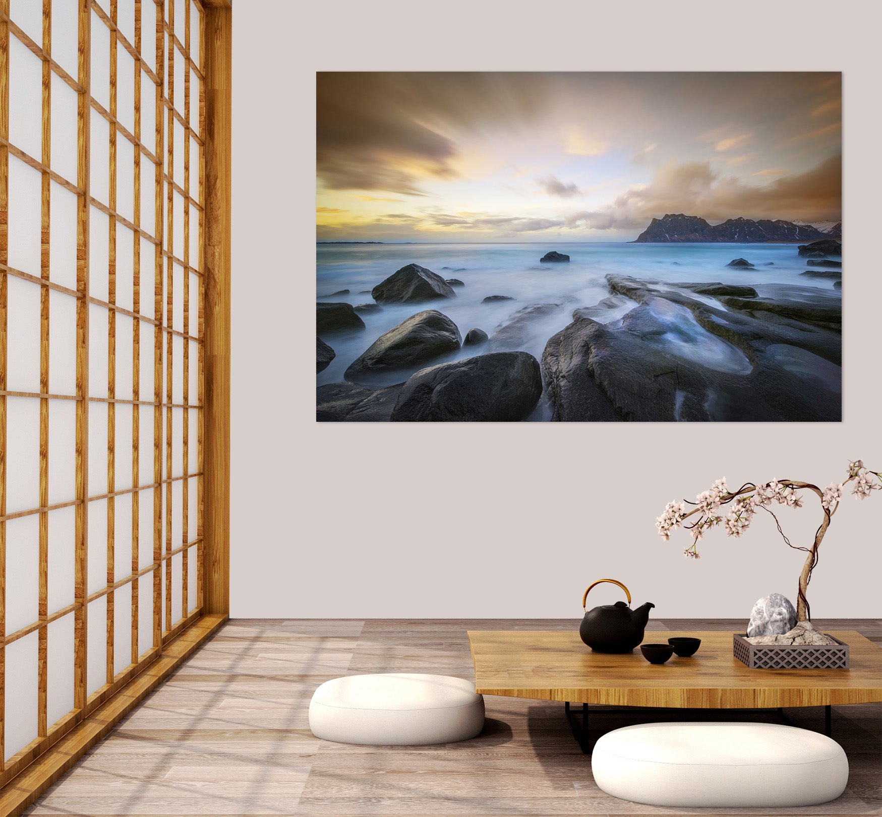 3D Sea Stones 185 Marco Carmassi Wall Sticker