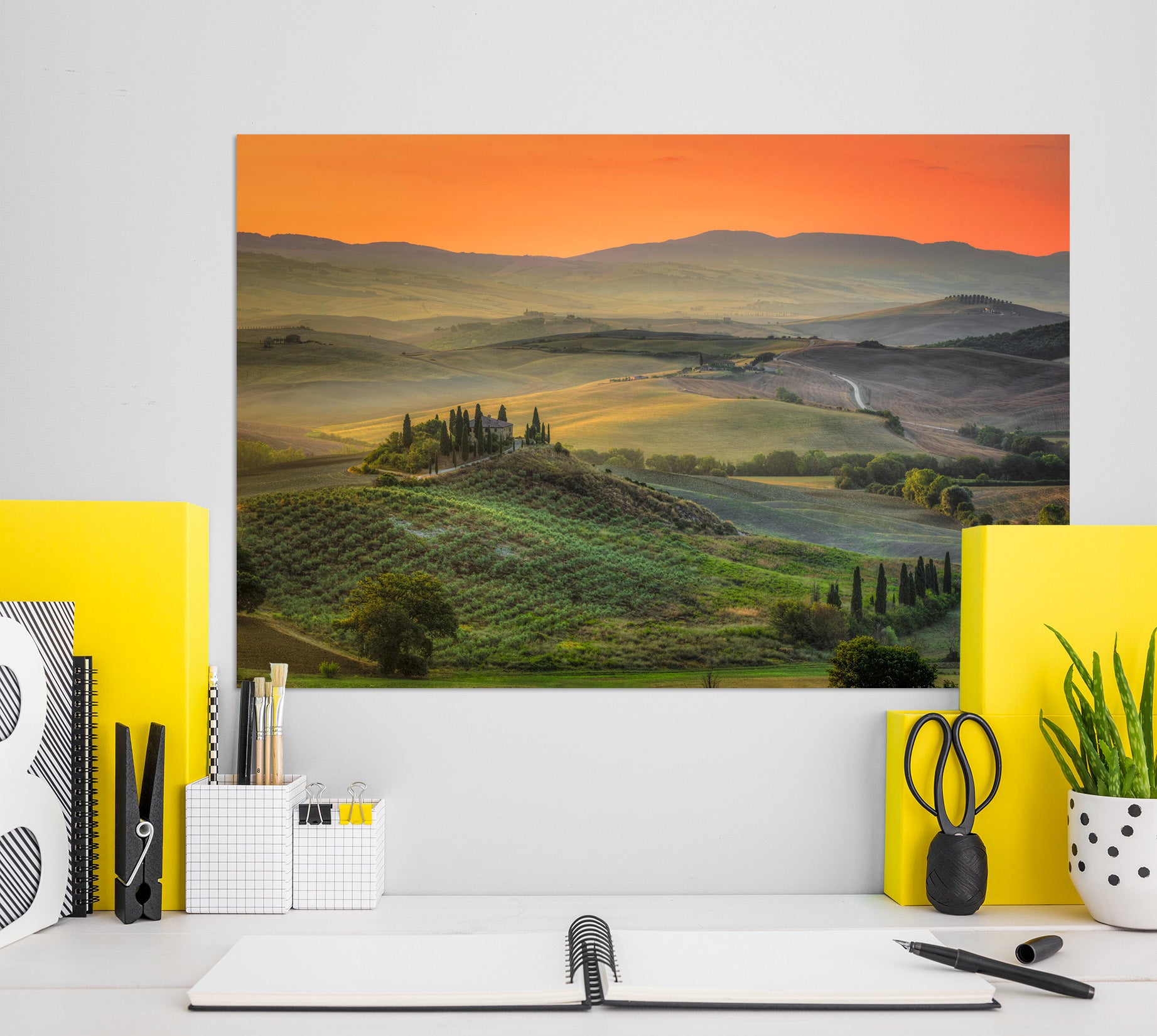 3D Morning Land 147 Marco Carmassi Wall Sticker