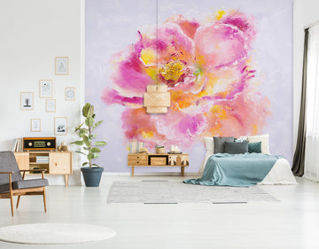 3D Watercolor Pink Flowers 225 Skromova Marina Wall Mural Wall Murals