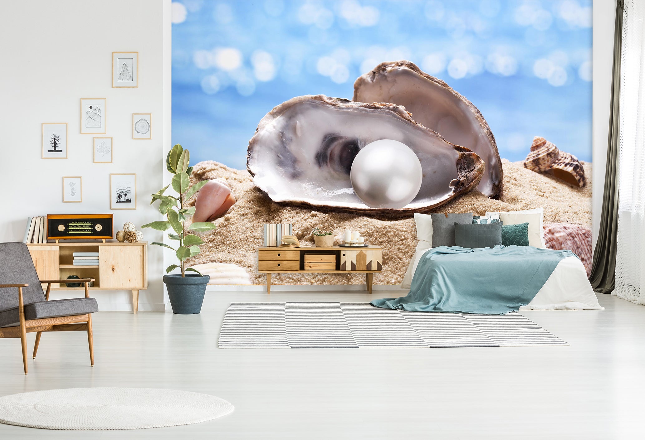 3D Shell Pearl 2008 Wall Murals