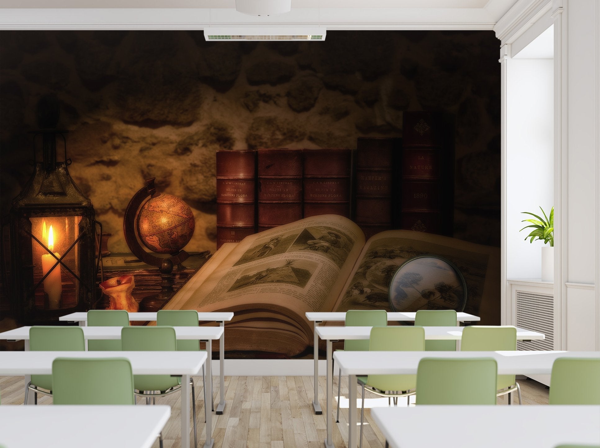 3D books with lights 33 Wall Murals Wallpaper AJ Wallpaper 2 