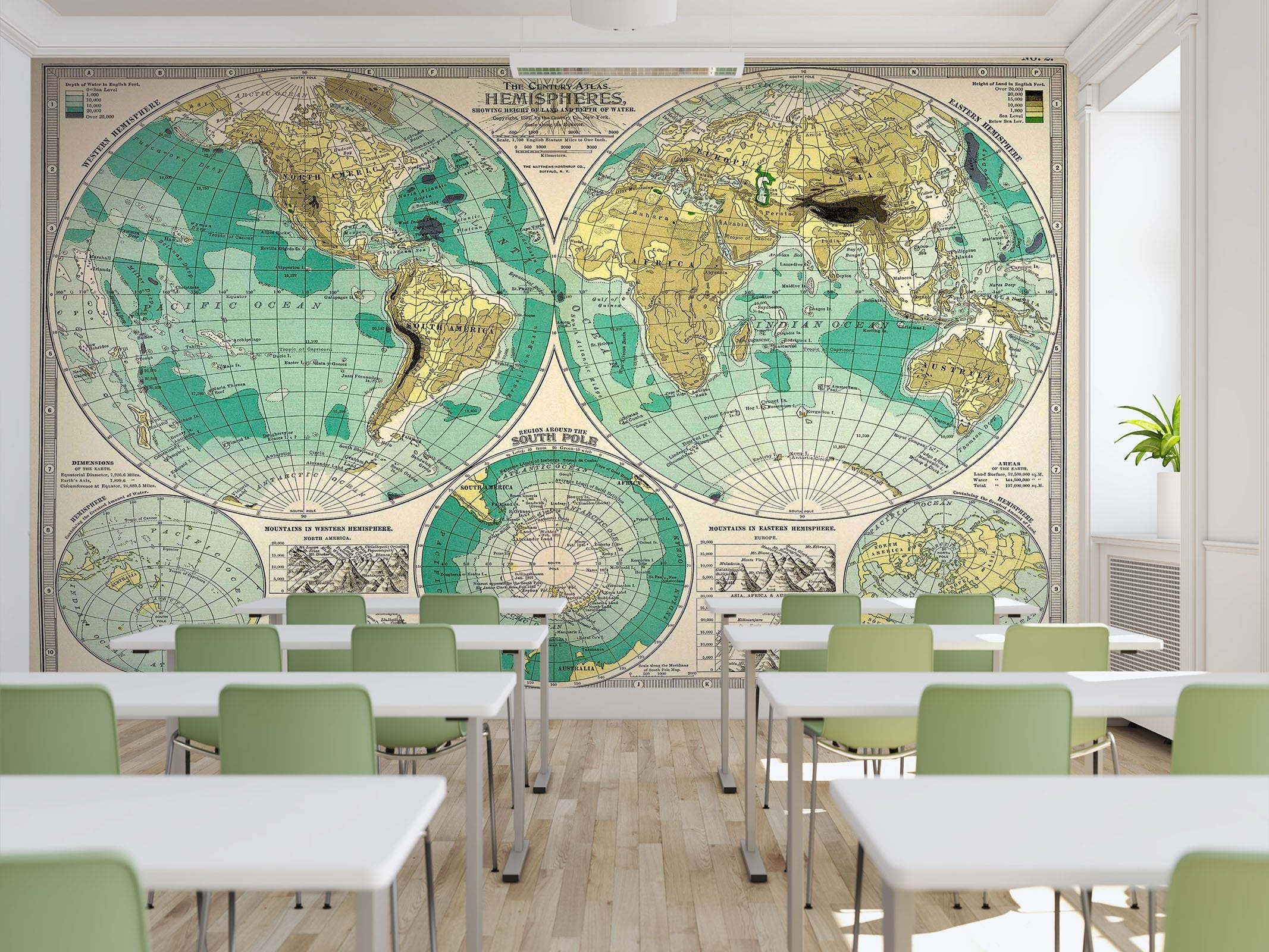 3D world map 62 Wall Murals Wallpaper AJ Wallpaper 2 