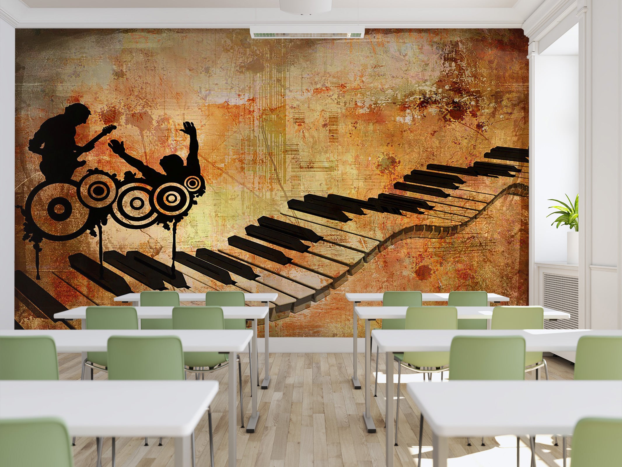 3D Tablature 011 Wall Murals