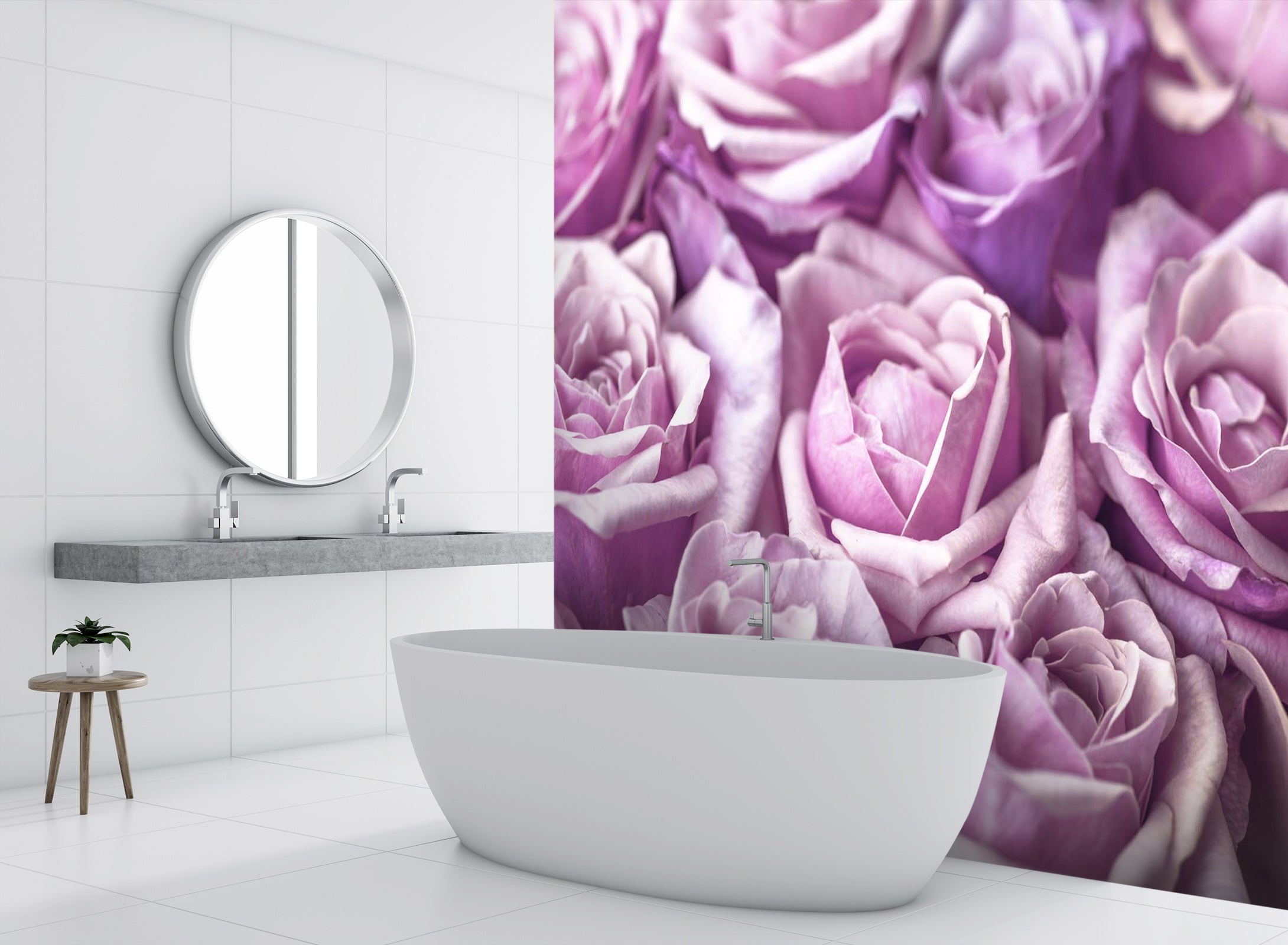 3D Purple Rose 004 Assaf Frank Wall Mural Wall Murals