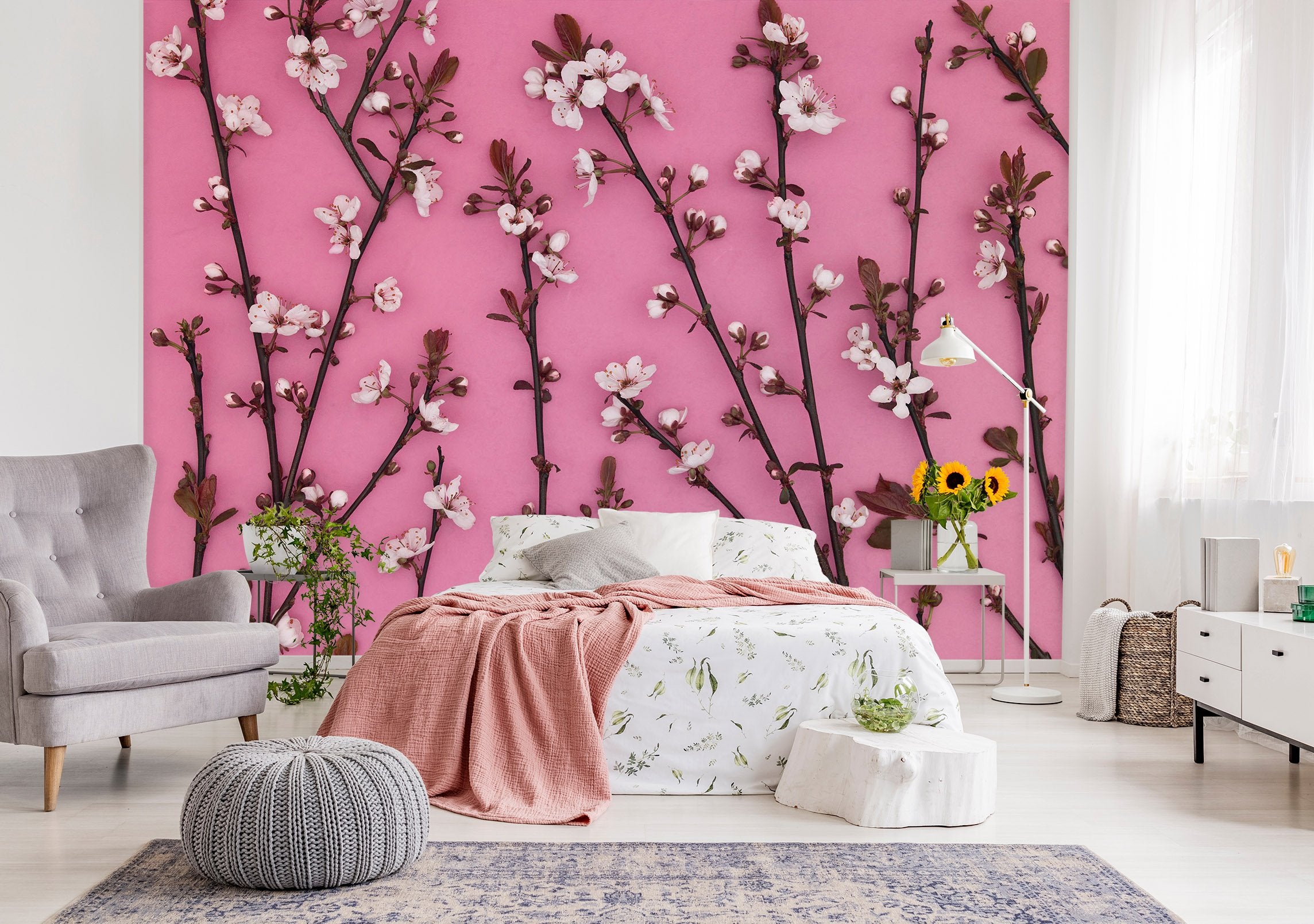 3D Blooming Flower 1390 Assaf Frank Wall Mural Wall Murals Wallpaper AJ Wallpaper 2 