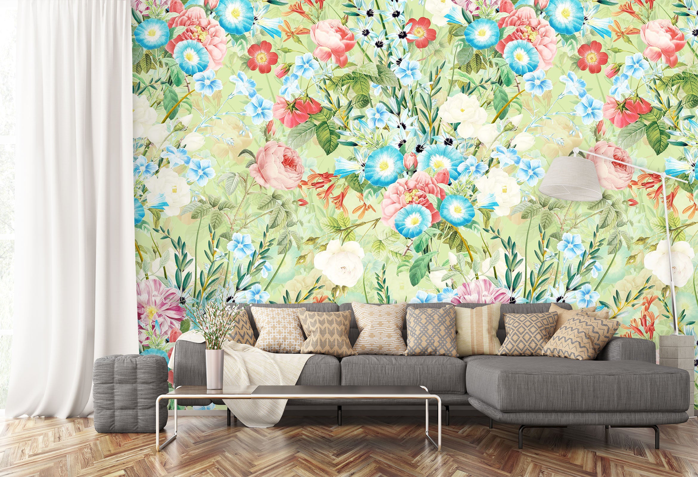 3D Summer Painting 140 Uta Naumann Wall Mural Wall Murals