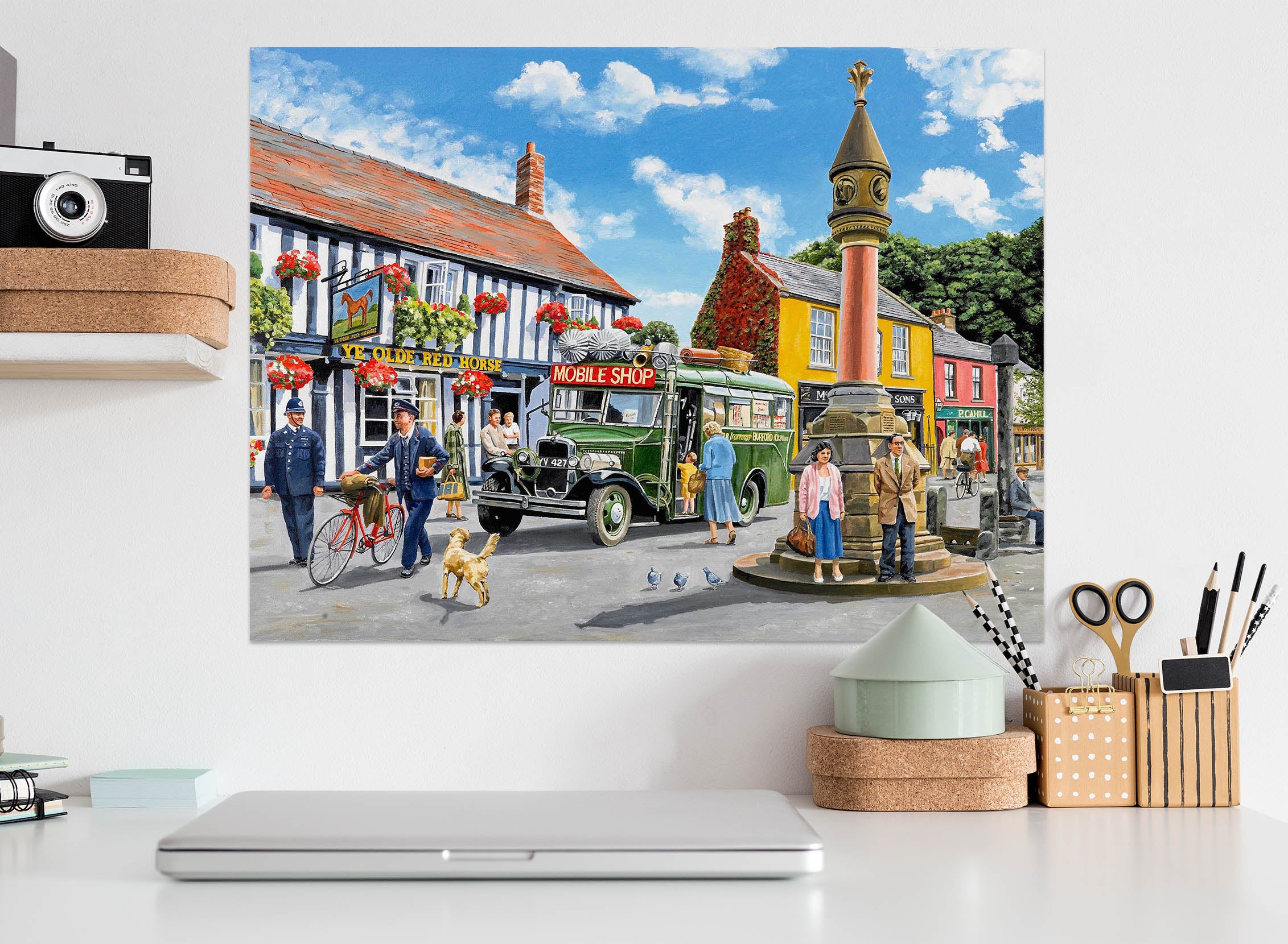 3D In The Market Place 041 Trevor Mitchell Wall Sticker