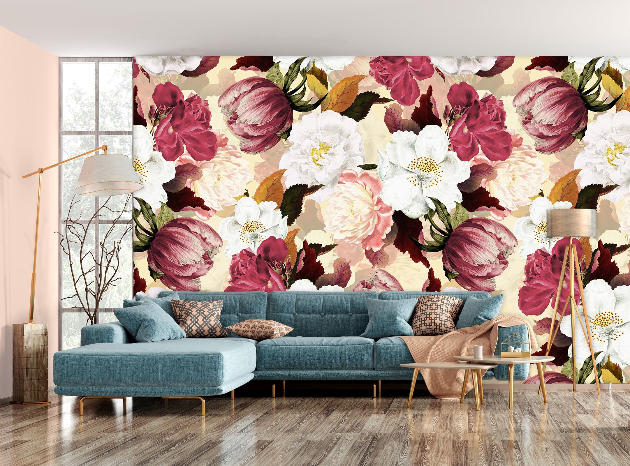 3D Flowers Bloom 160 Uta Naumann Wall Mural Wall Murals