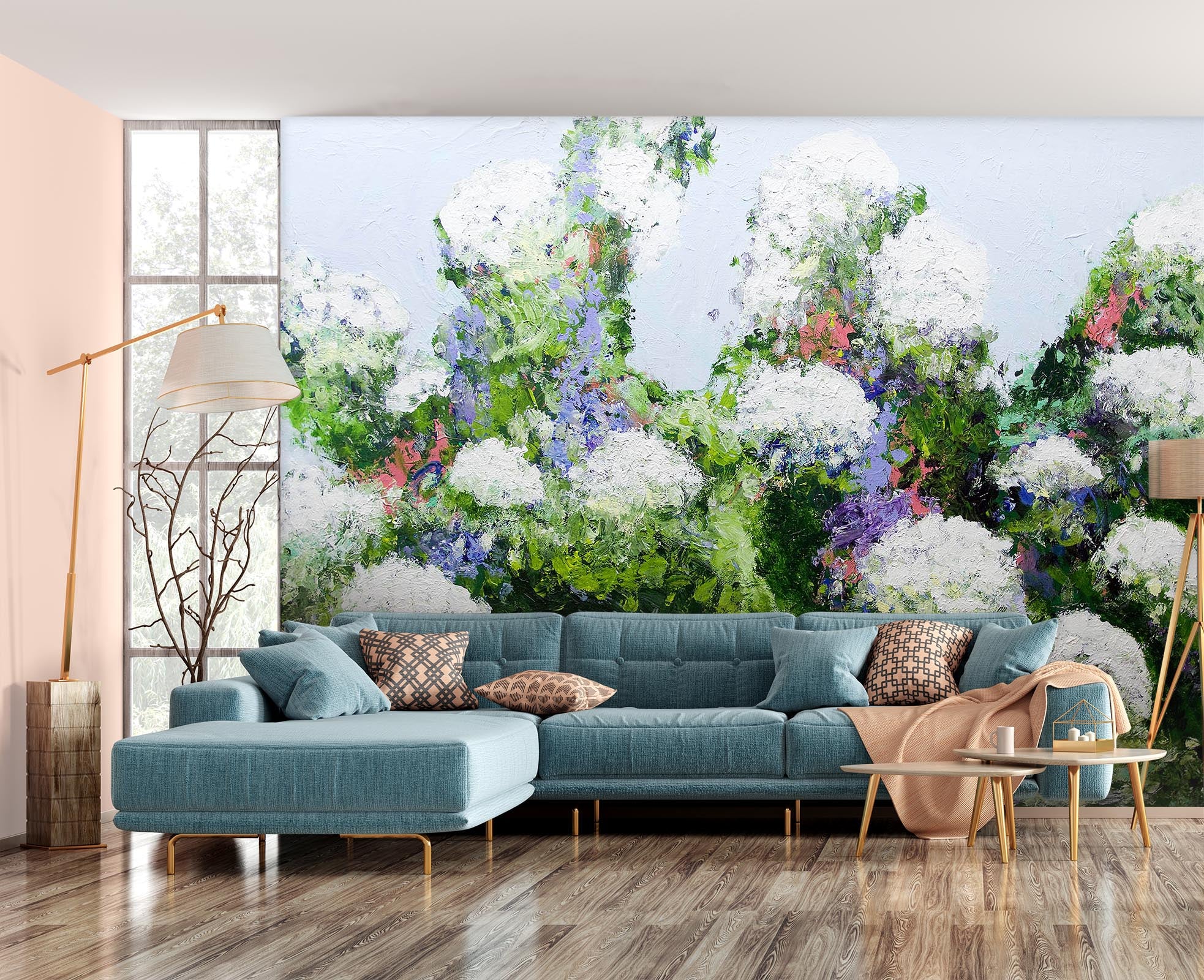 3D Mum's Garden 116 Allan P. Friedlander Wall Mural Wall Murals