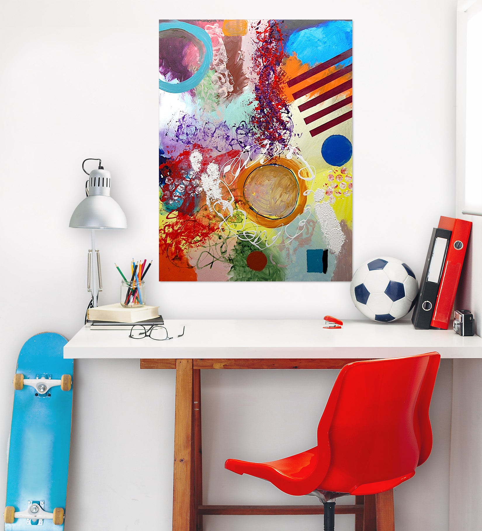 3D Color Graffiti 268 Allan P. Friedlander Wall Sticker