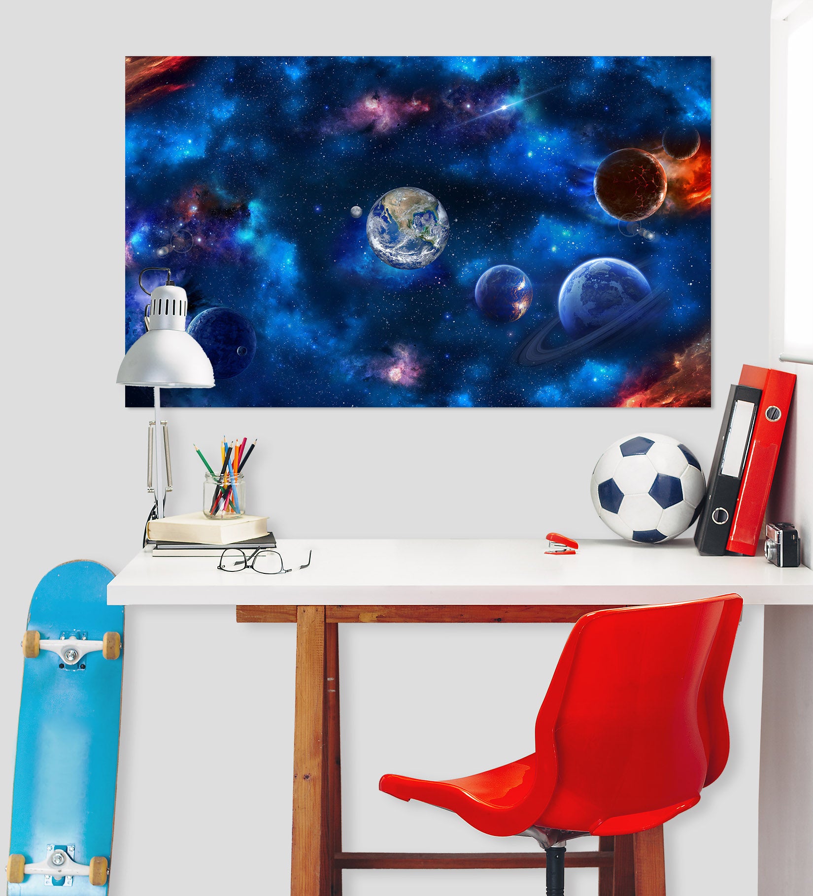 3D Planet Universe 1099 Wall Sticker