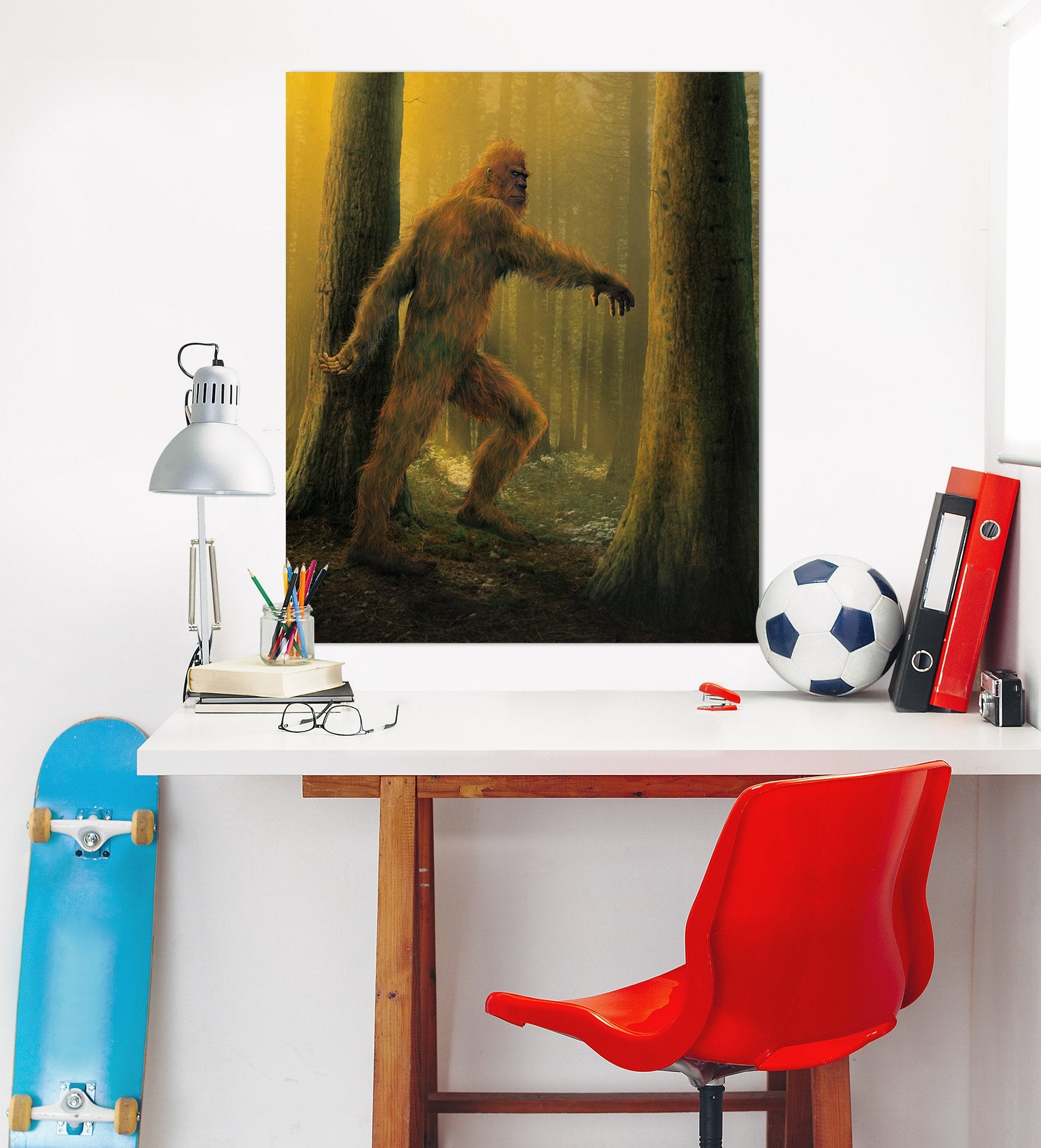 3D Bigfoot Def 012 Vincent Hie Wall Sticker Wallpaper AJ Wallpaper 2 