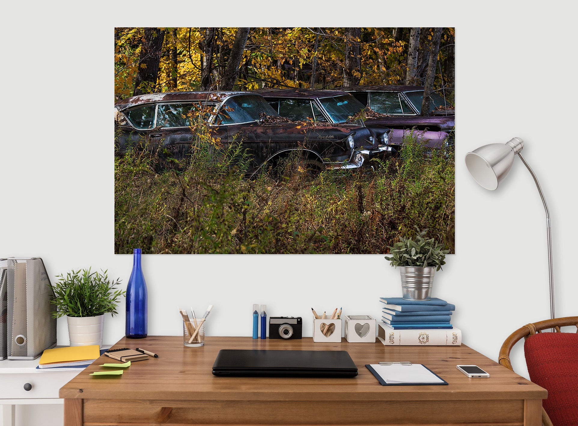 3D Jungle Car 103 Jerry LoFaro Wall Sticker