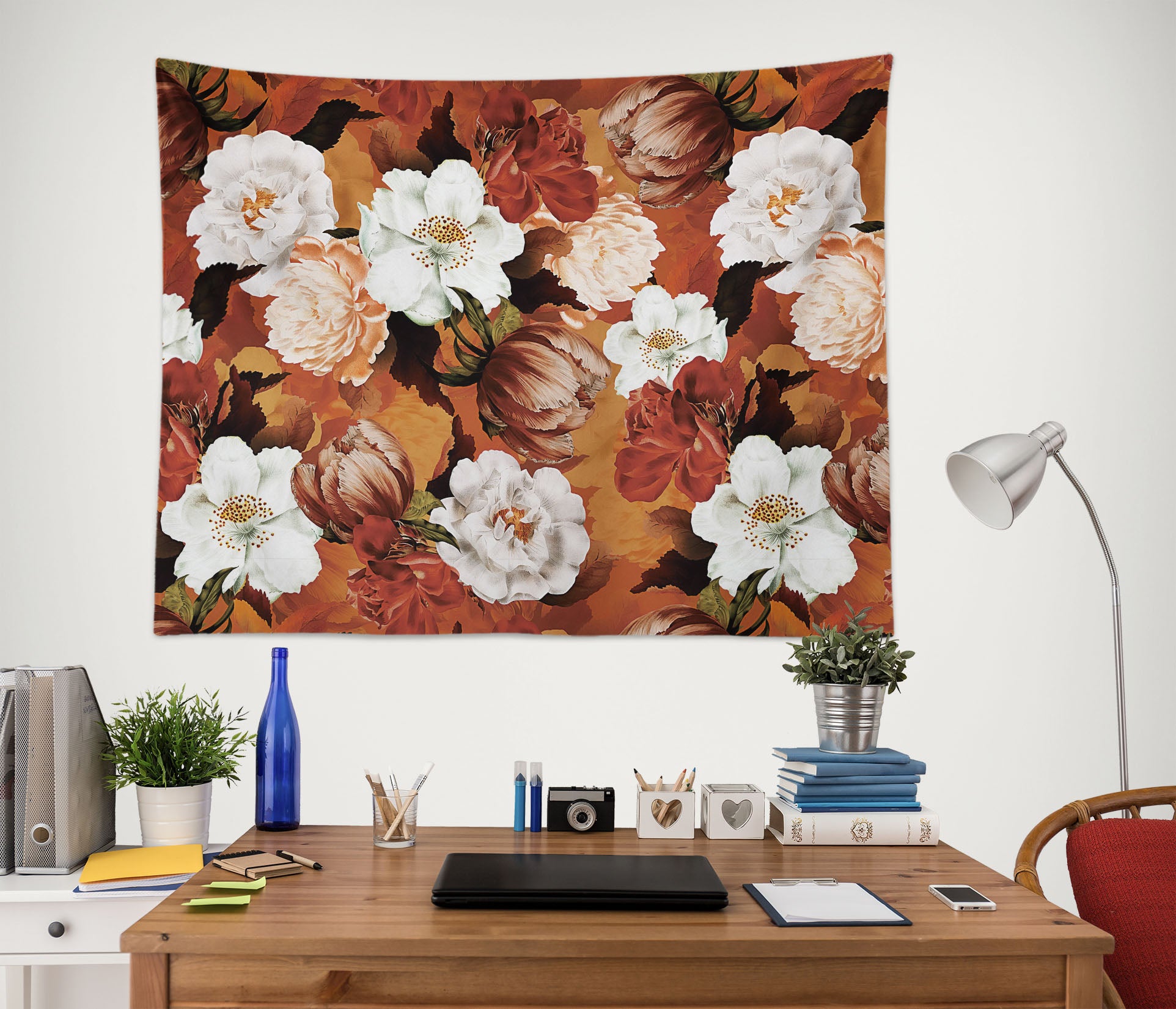 3D Brown Flower 5318 Uta Naumann Tapestry Hanging Cloth Hang