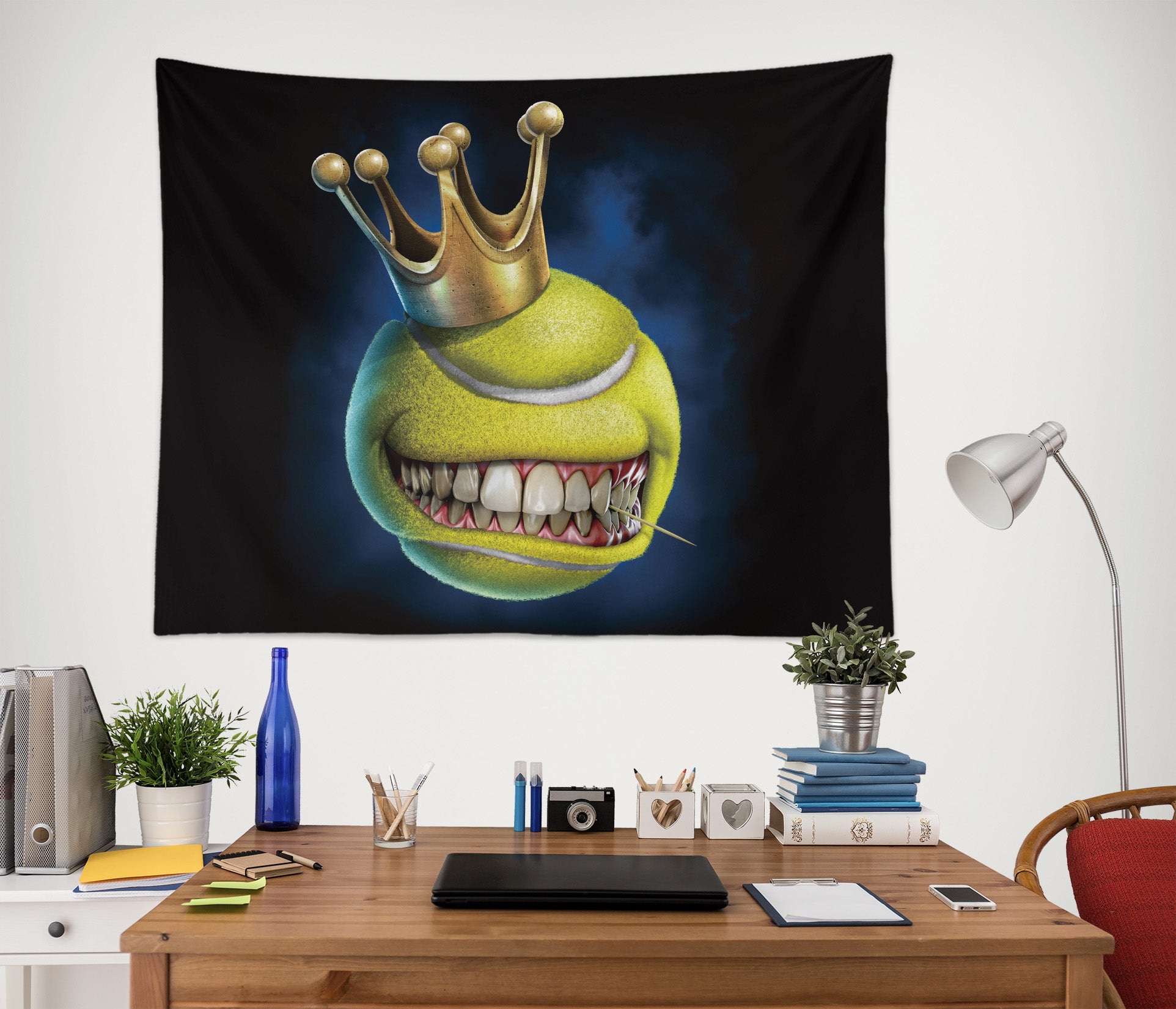 3D Crown Tennis 121188 Tom Wood Tapestry Hanging Cloth Hang