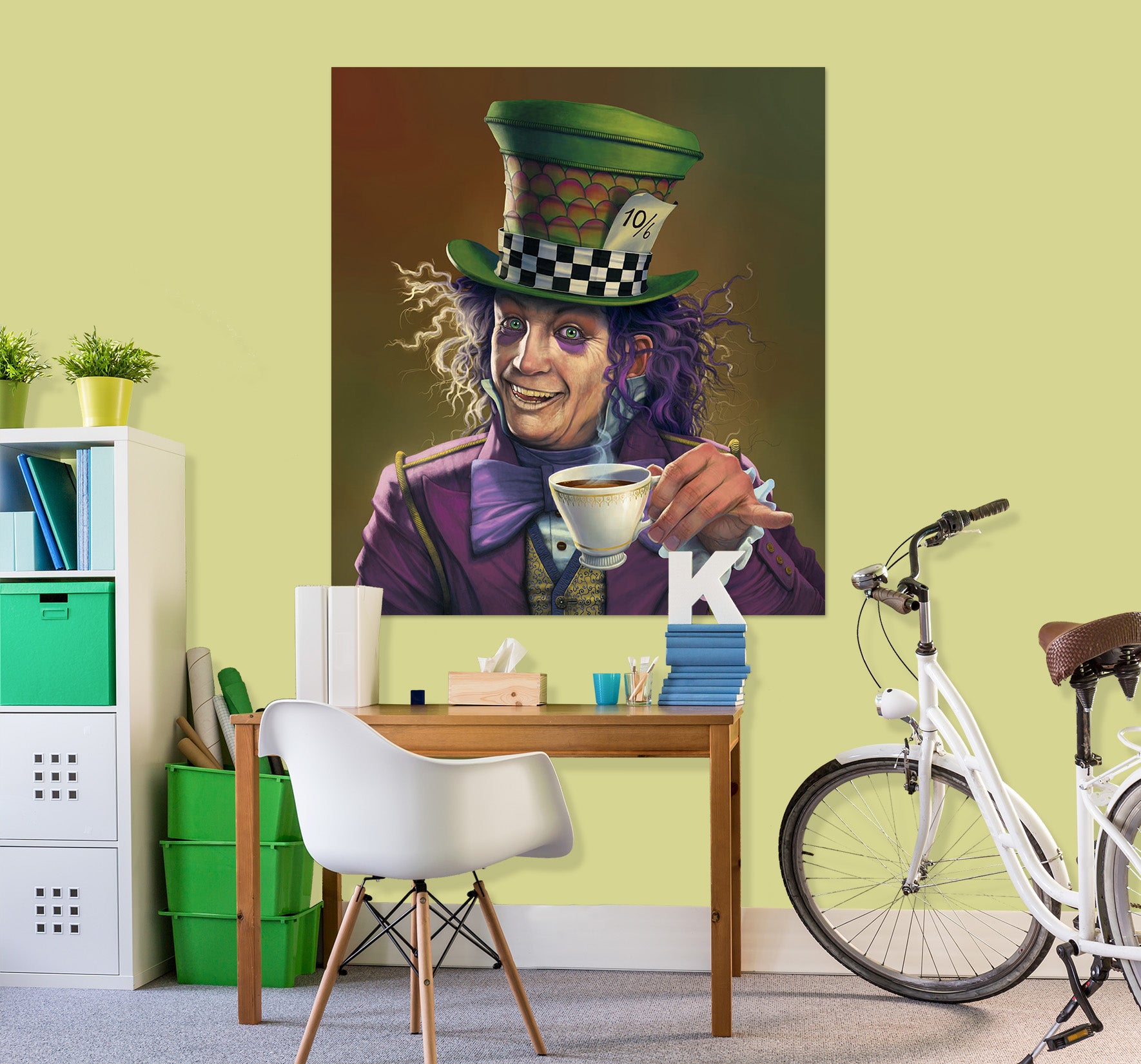 3D Mad Hatter Def 050 Vincent Hie Wall Sticker