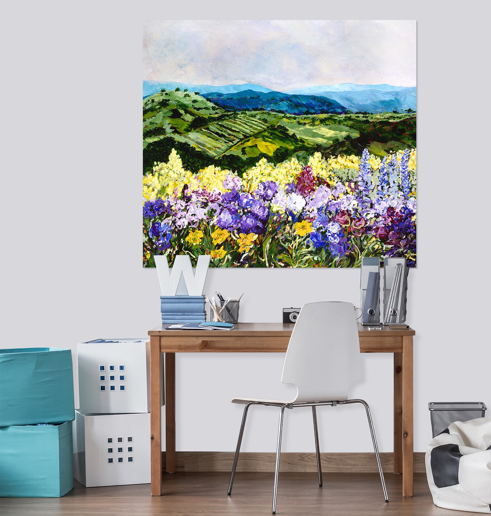 3D Summer Valley 136 Allan P. Friedlander Wall Sticker