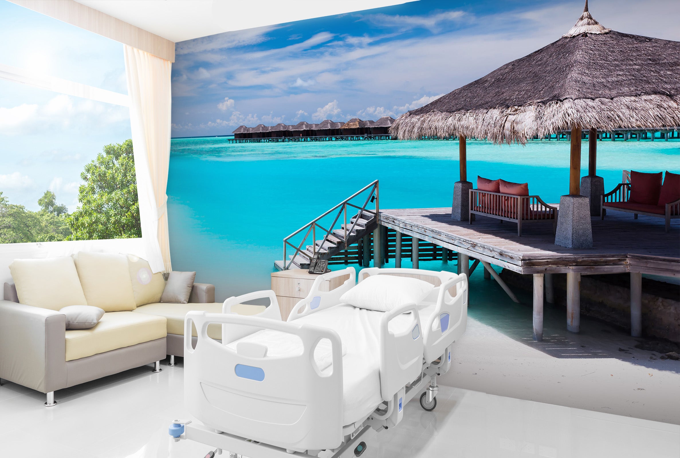 3D Sea Landscape 222 Wall Murals