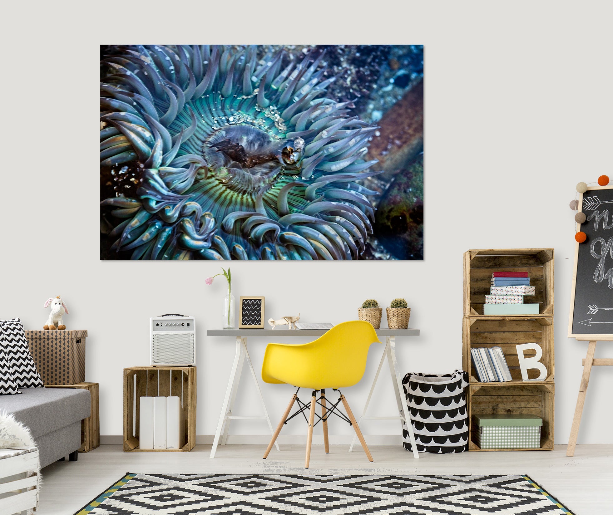 3D Tidepool Treasure 030 Kathy Barefield Wall Sticker