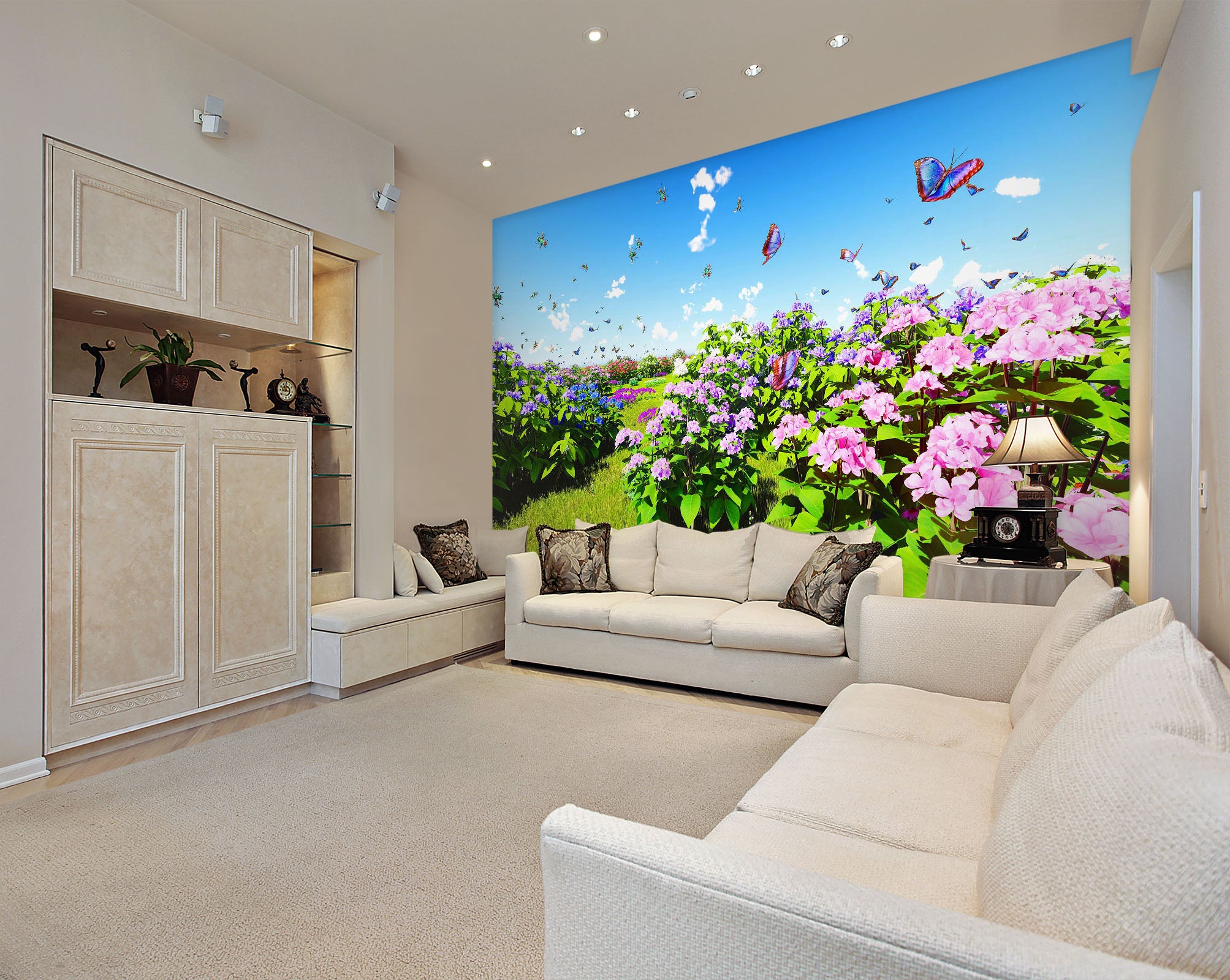 3D Butterfly Group 220 Wall Murals