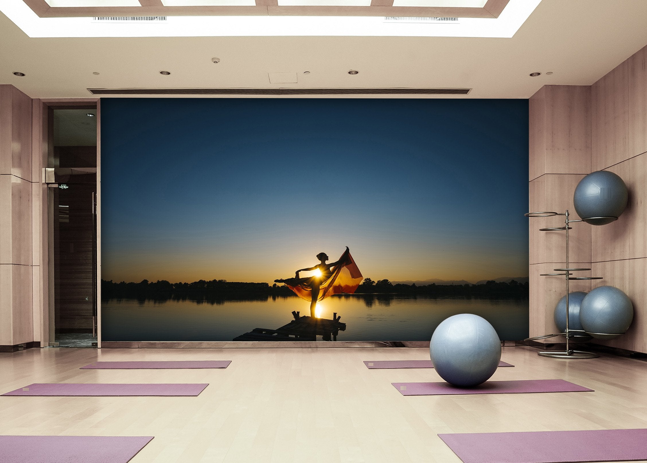 3D Ballerina Sunset 008 Wall Murals Wallpaper AJ Wallpaper 2 