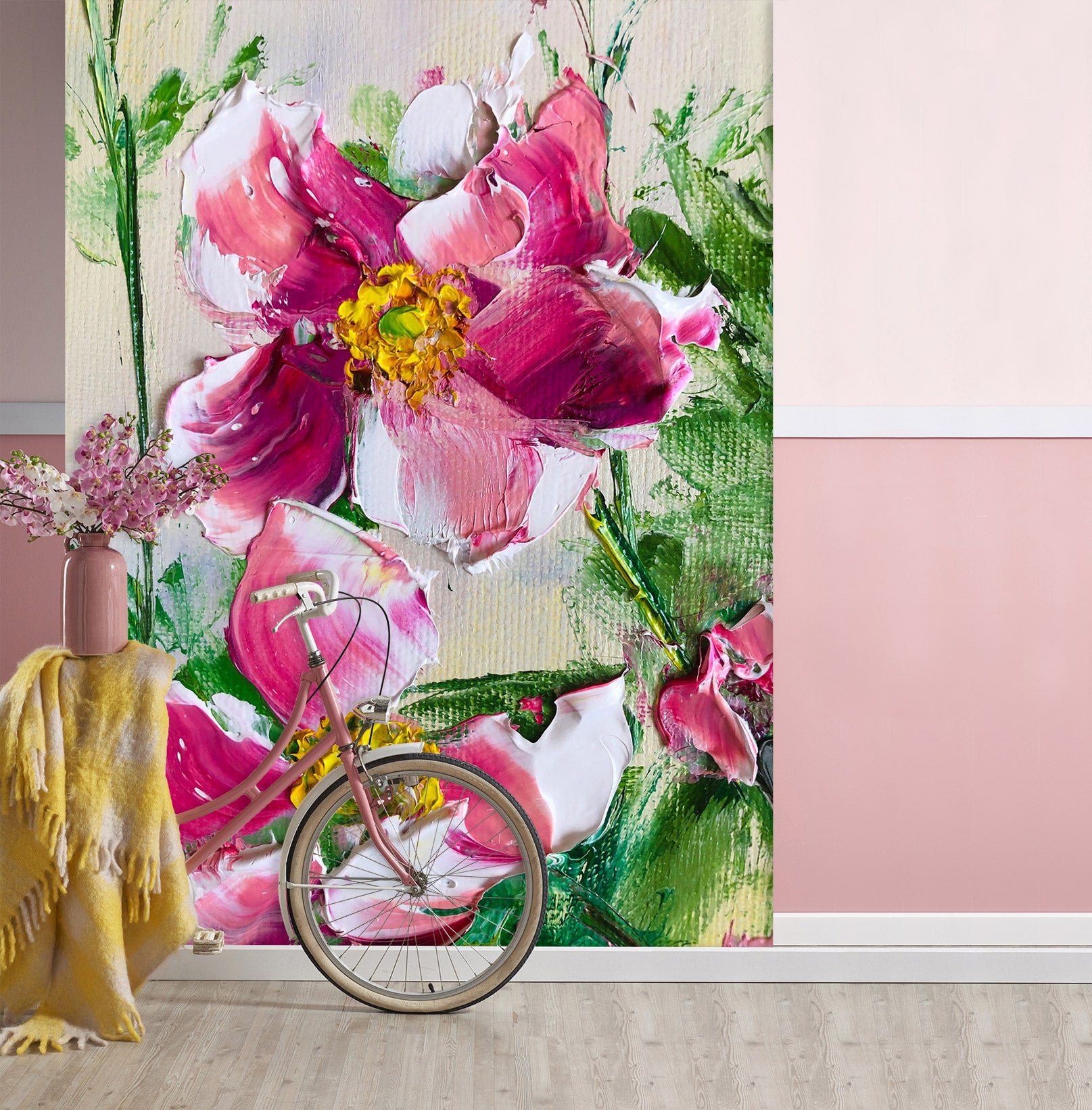 3D Flower Petals 176 Skromova Marina Wall Mural Wall Murals