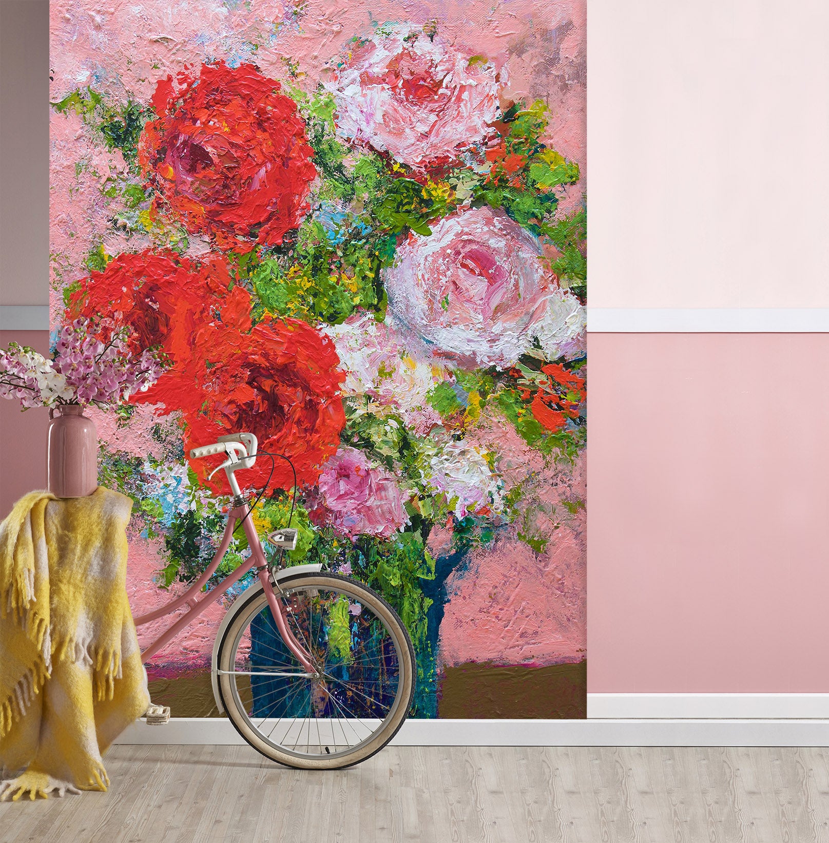 3D Beautiful Bouquet 260 Allan P. Friedlander Wall Mural Wall Murals