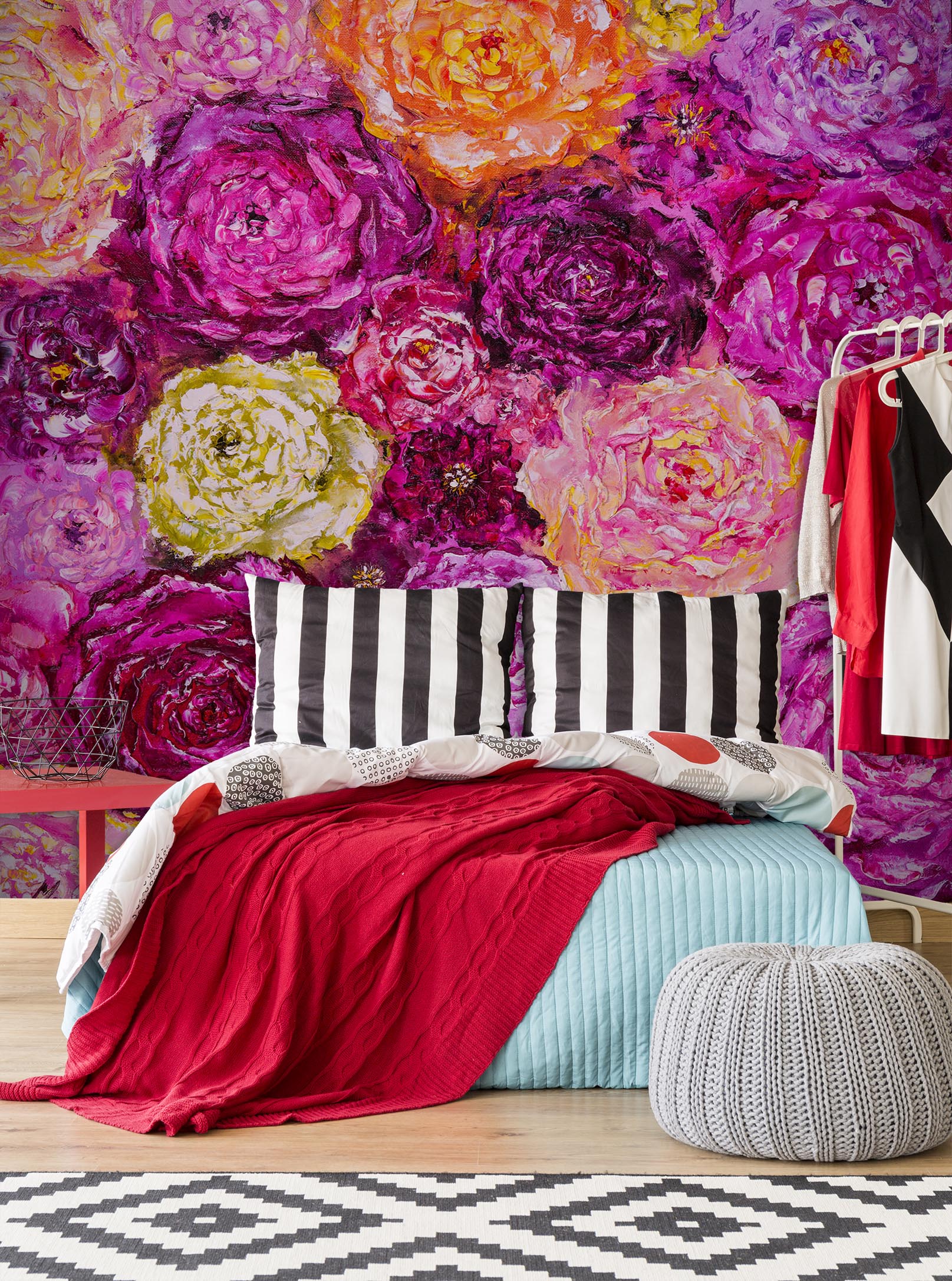 3D Bright Flowers 239 Skromova Marina Wall Mural Wall Murals