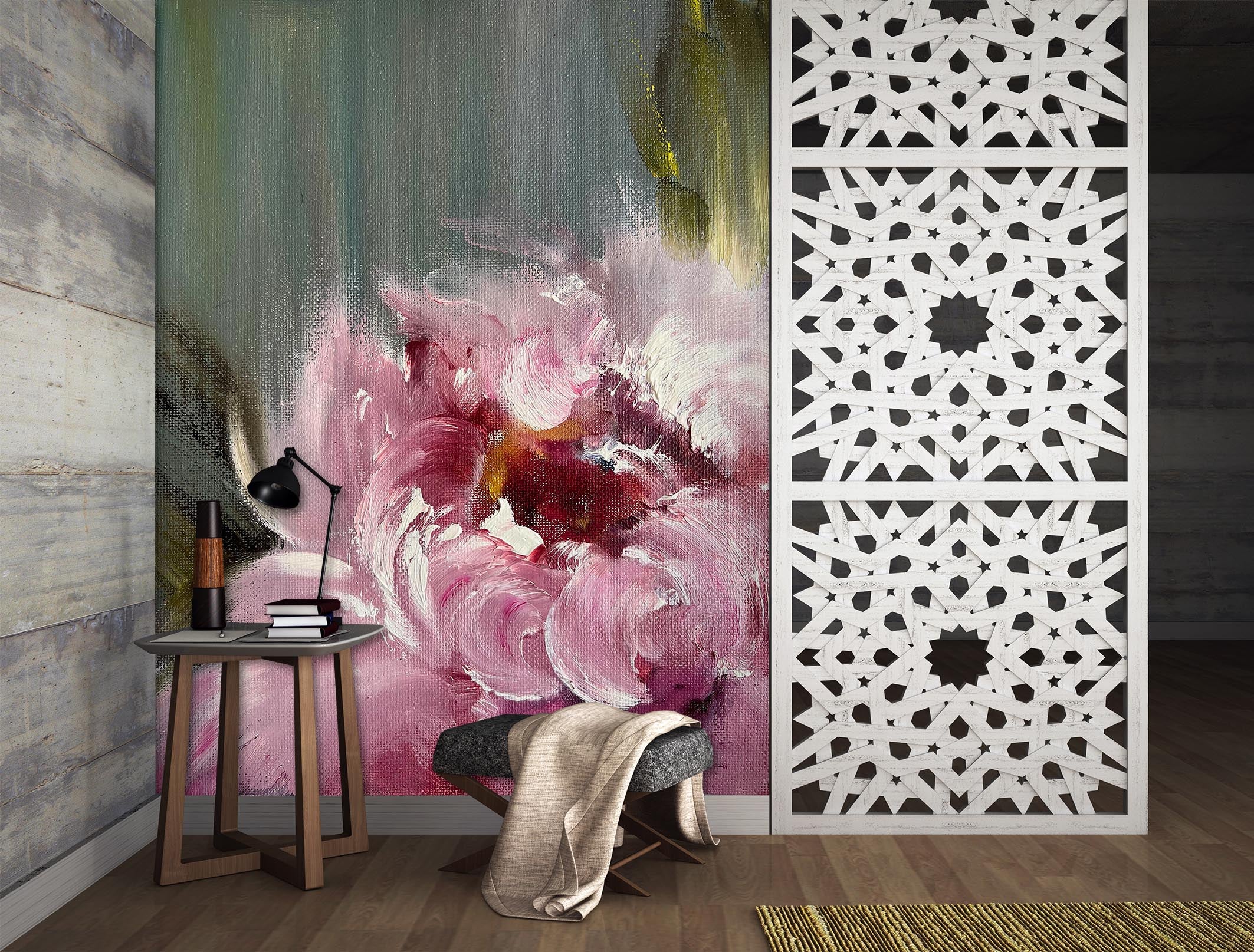 3D Flower Paint 287 Skromova Marina Wall Mural Wall Murals