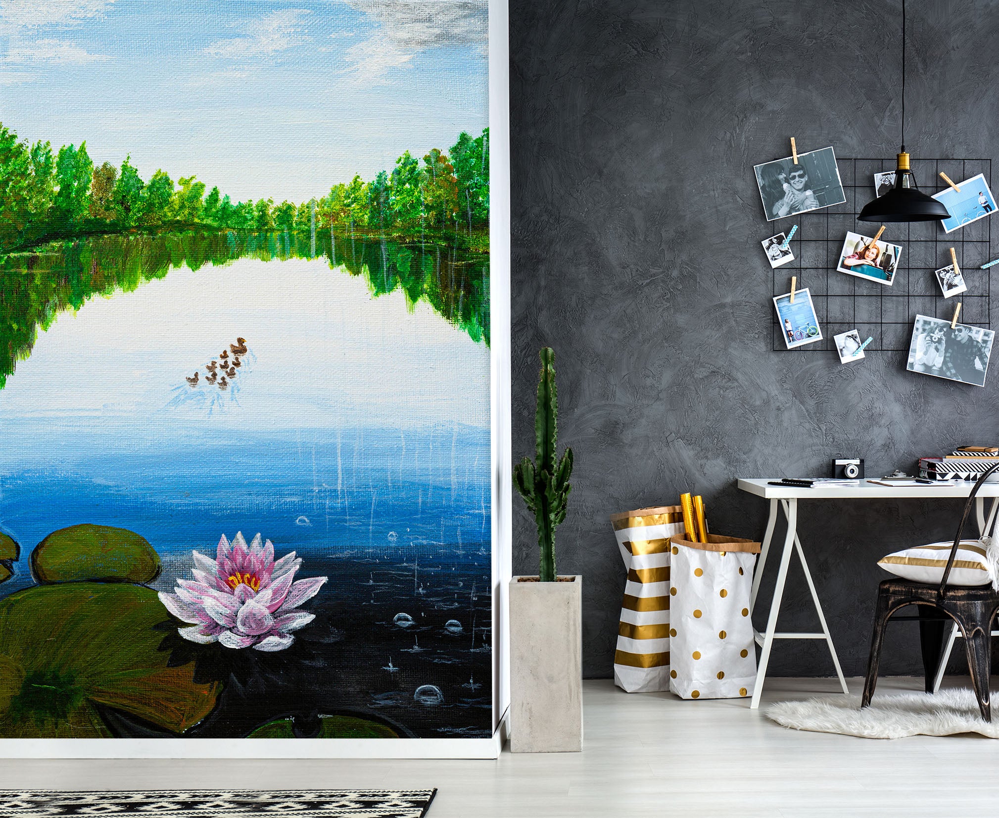 3D Lotus 1866 Marina Zotova Wall Mural Wall Murals