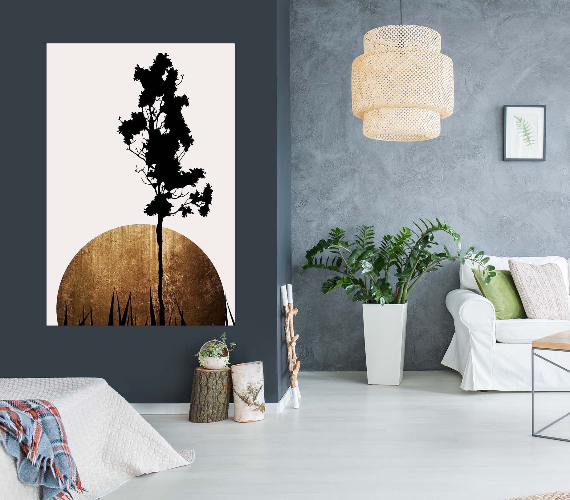 3D Small Tree Growing 214 Boris Draschoff Wall Sticker