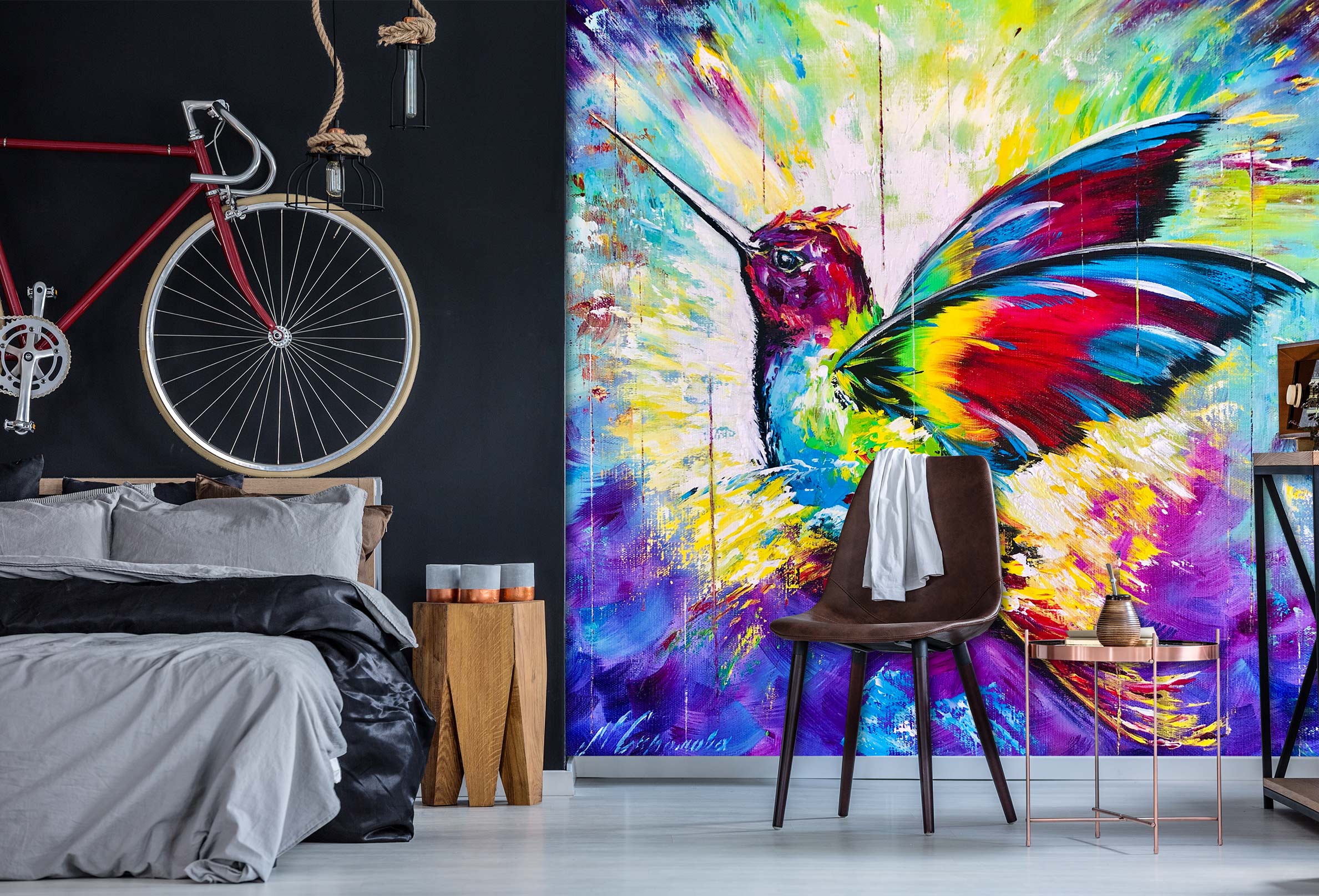 3D Colorful Bird 120 Skromova Marina Wall Mural Wall Murals