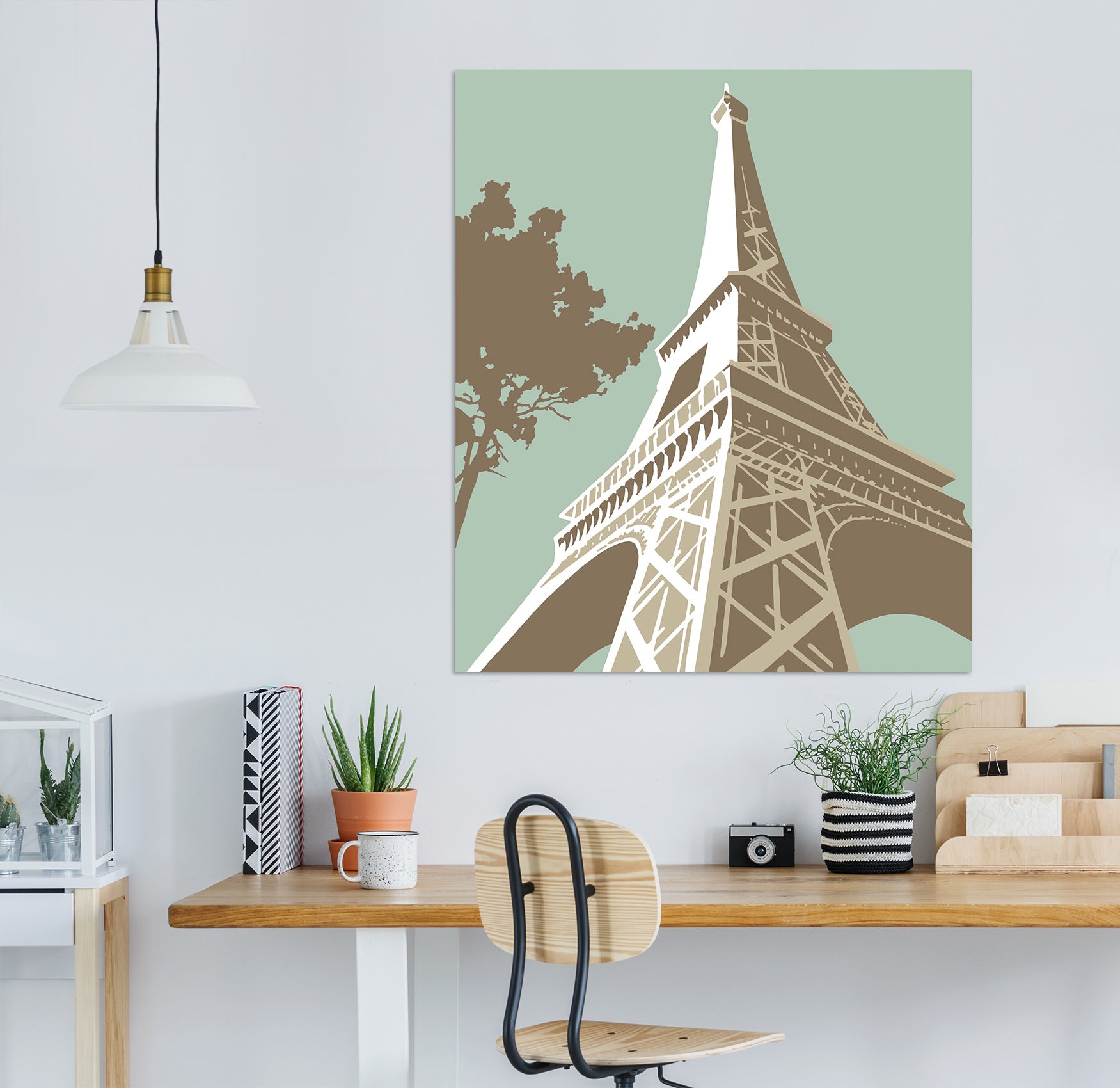 3D Eiffel Tower 027 Steve Read Wall Sticker