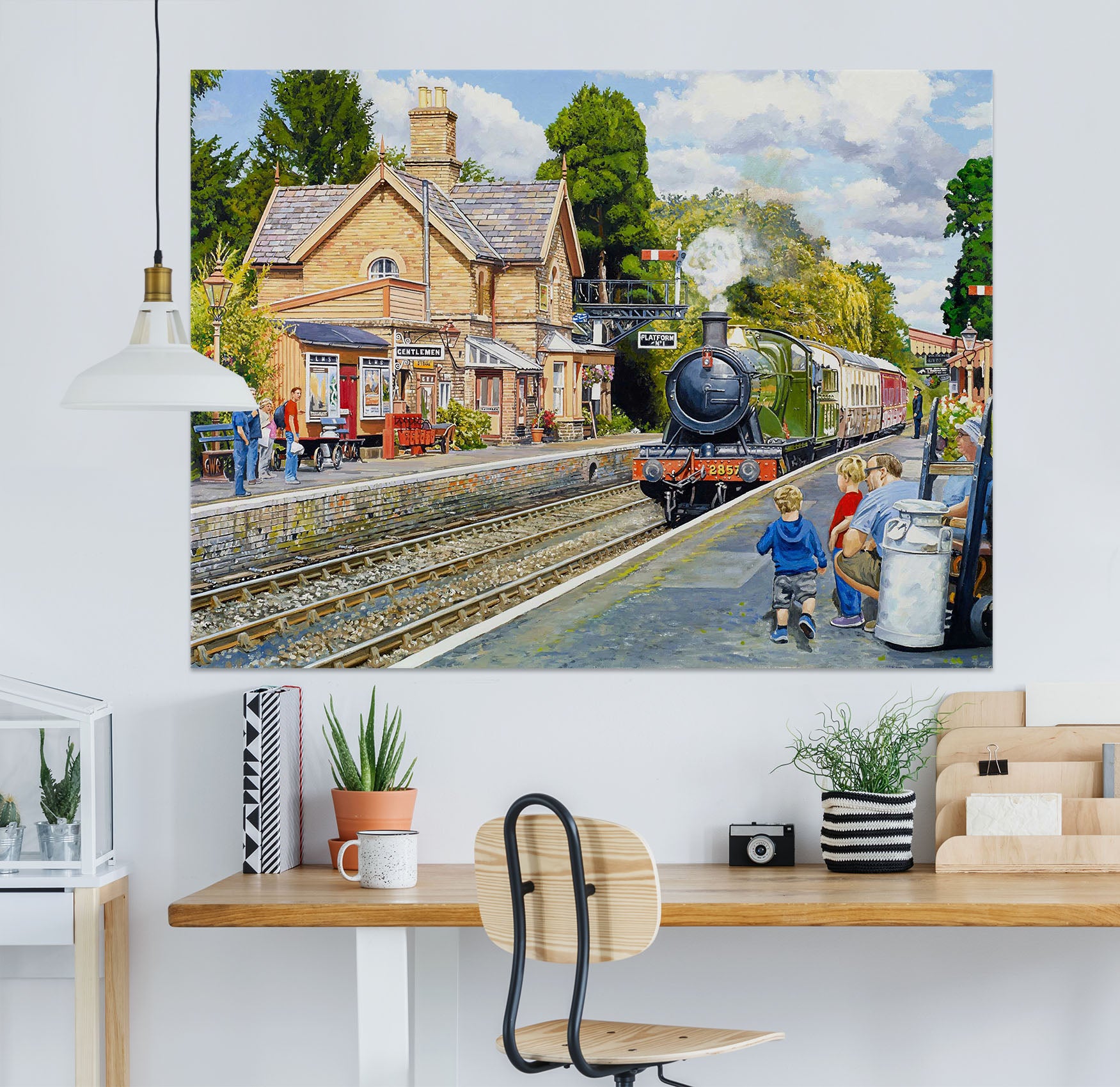 3D City Train 037 Trevor Mitchell Wall Sticker