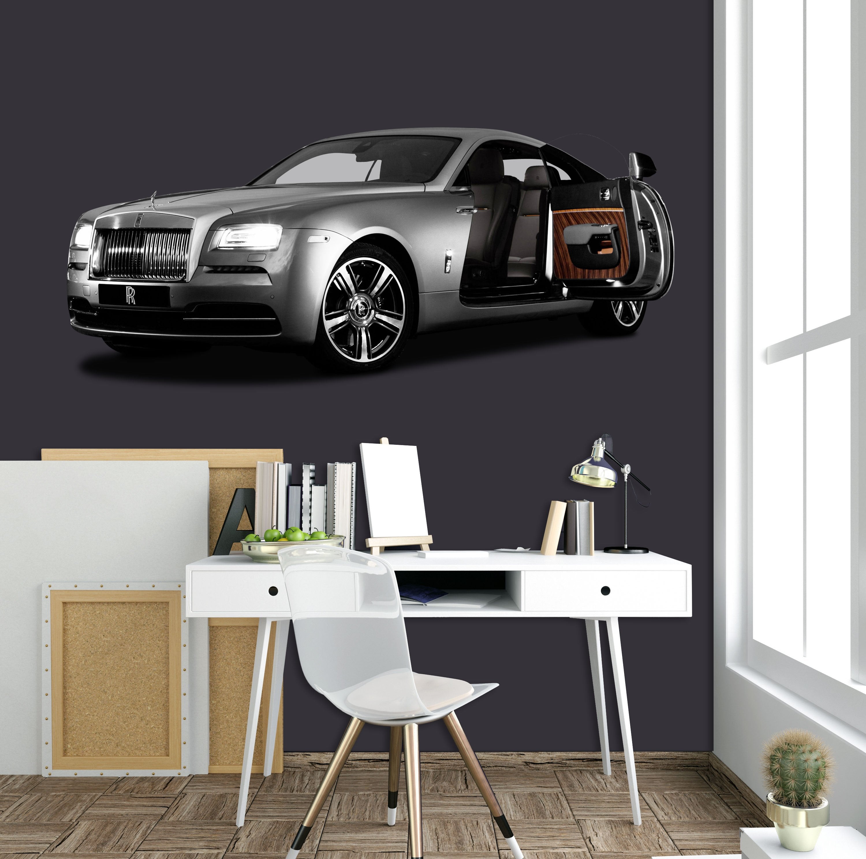 Amazoncom Best of Canvas Wall Art Rolls Royce Phantom Car Wallpaper  Canvas Prints DecorHome Stretched Gallery Canvas Wrap Giclee Print Ready  to Hang 30 HX45 W Posters  Prints