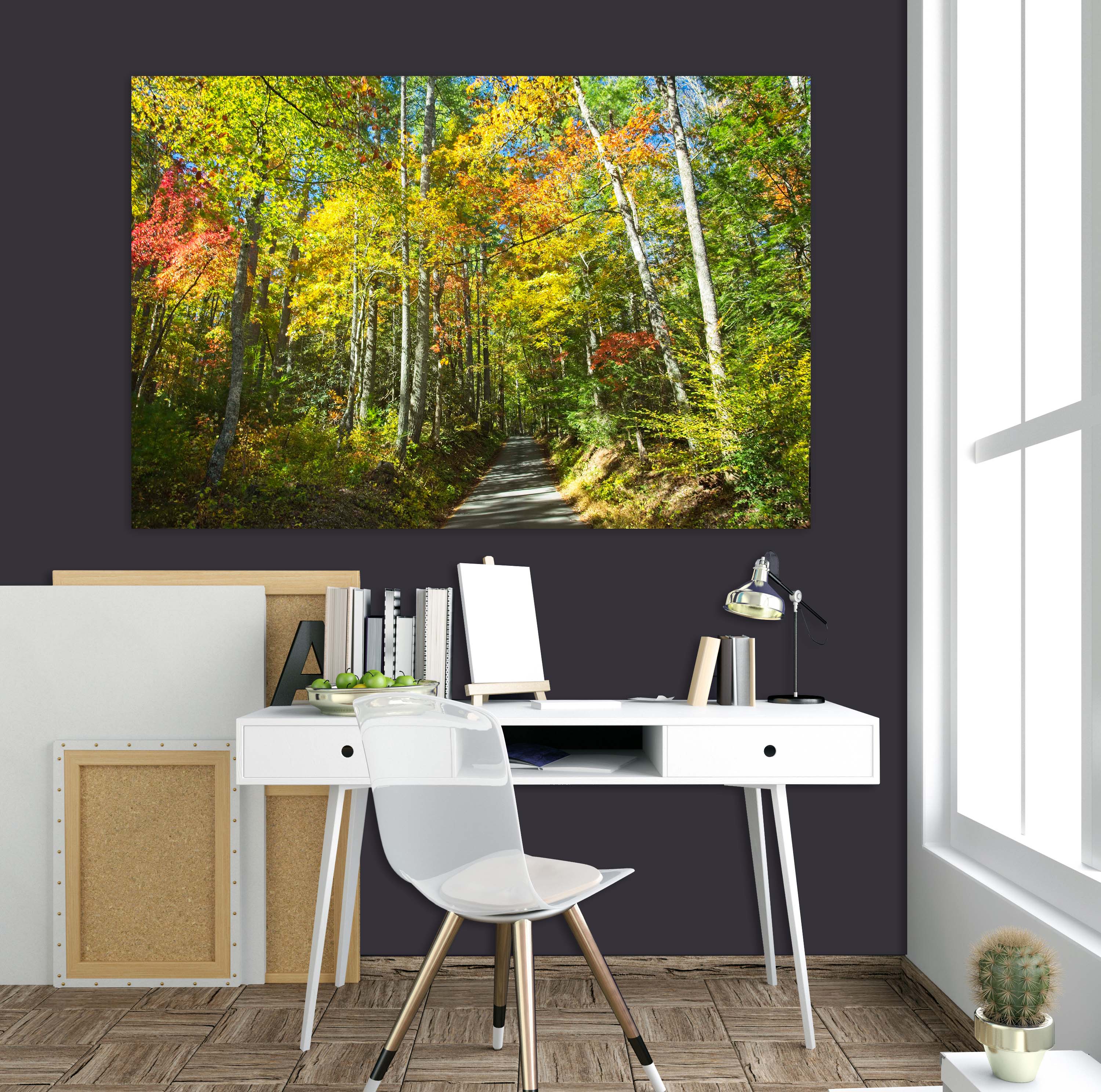 3D Sunny Forest 017 Kathy Barefield Wall Sticker