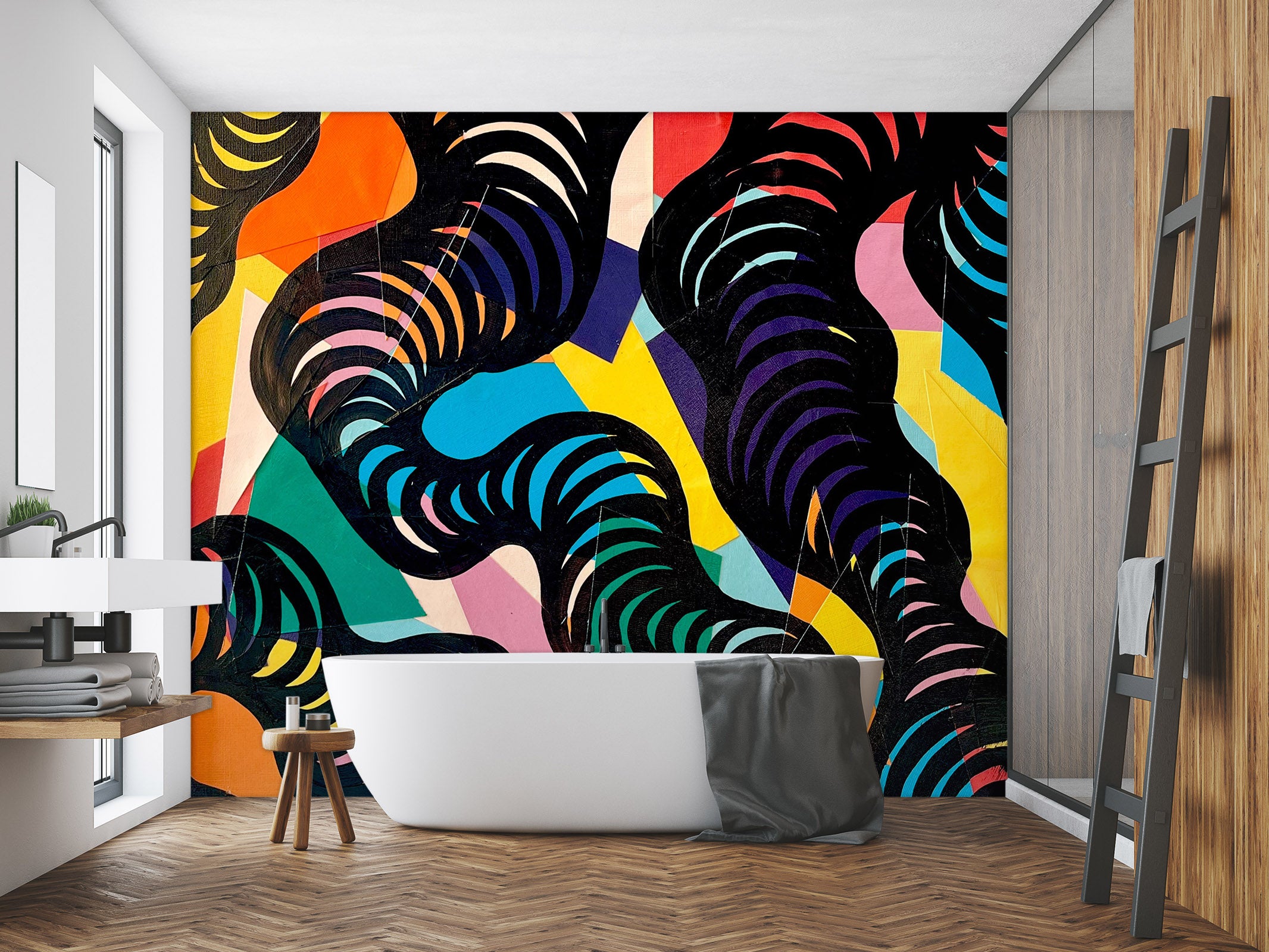 3D Color Graphics 1274 Jacqueline Reynoso Wall Mural Wall Murals