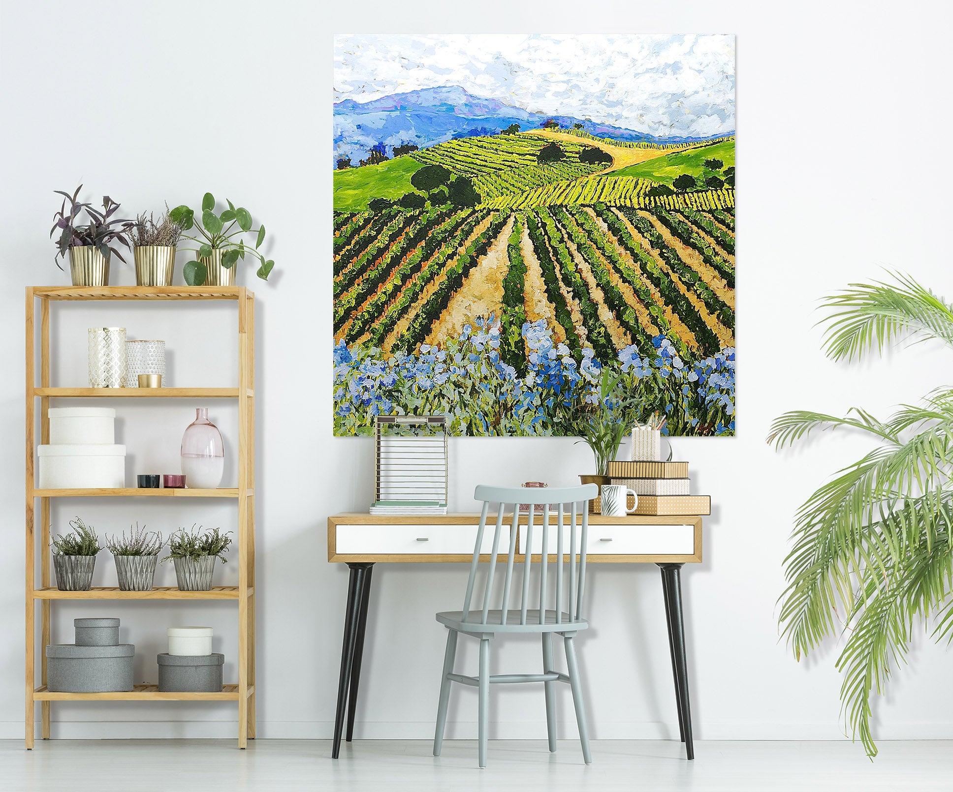 3D Planting Field 116 Allan P. Friedlander Wall Sticker