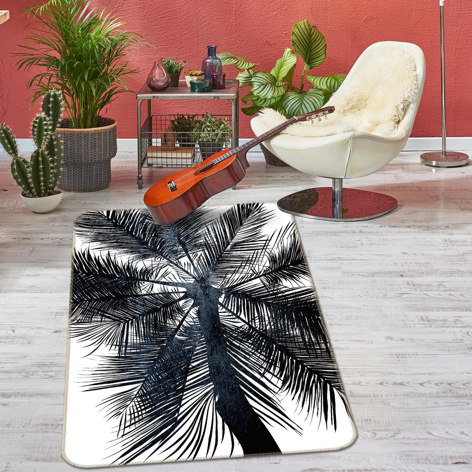 3D Miami Beach 1007 Boris Draschoff Rug Non Slip Rug Mat