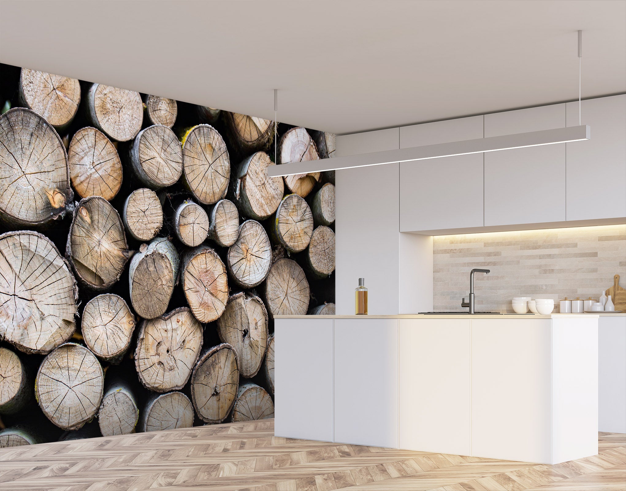 3D Texture Timber 83 Wall Murals