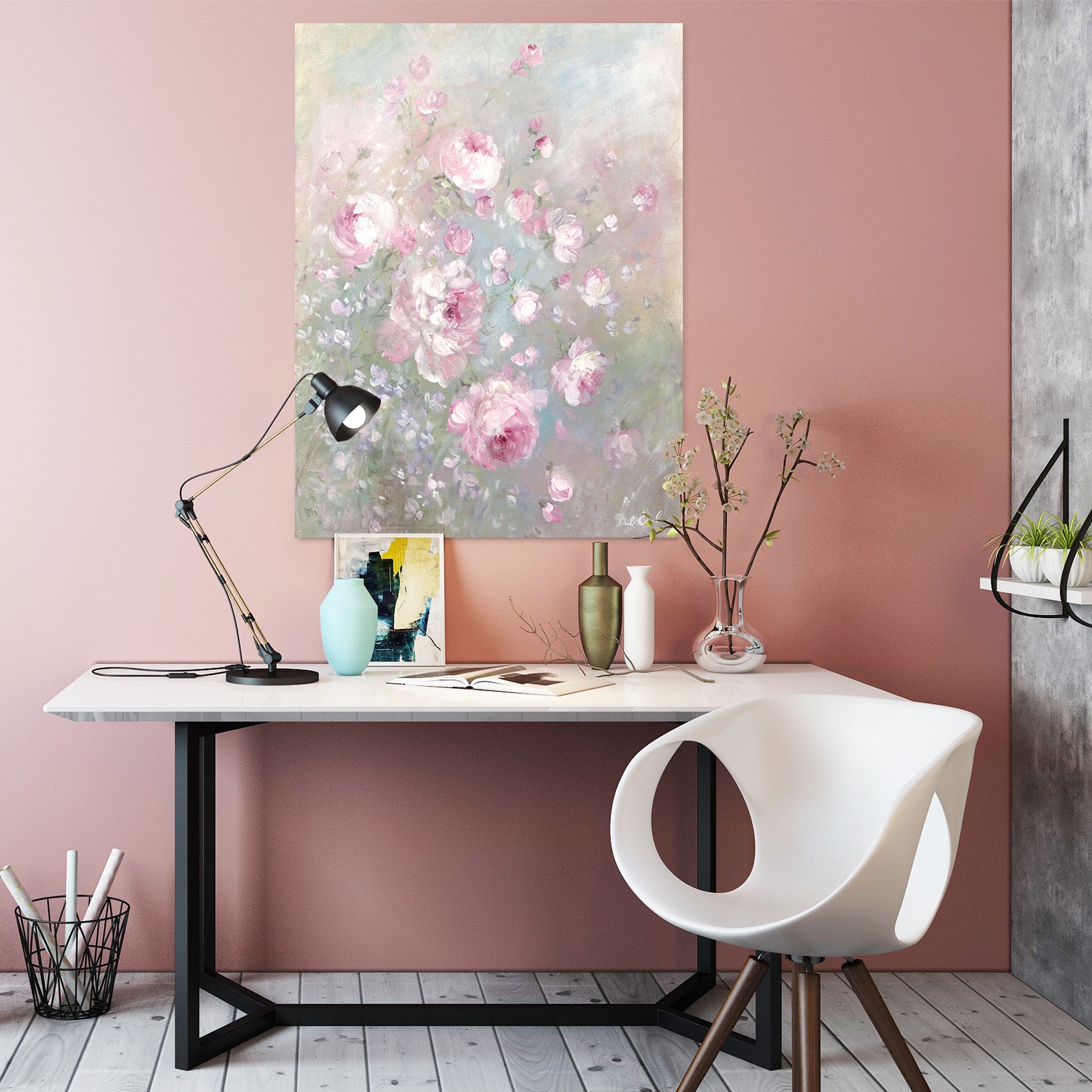 3D Pink Art 040 Debi Coules Wall Sticker