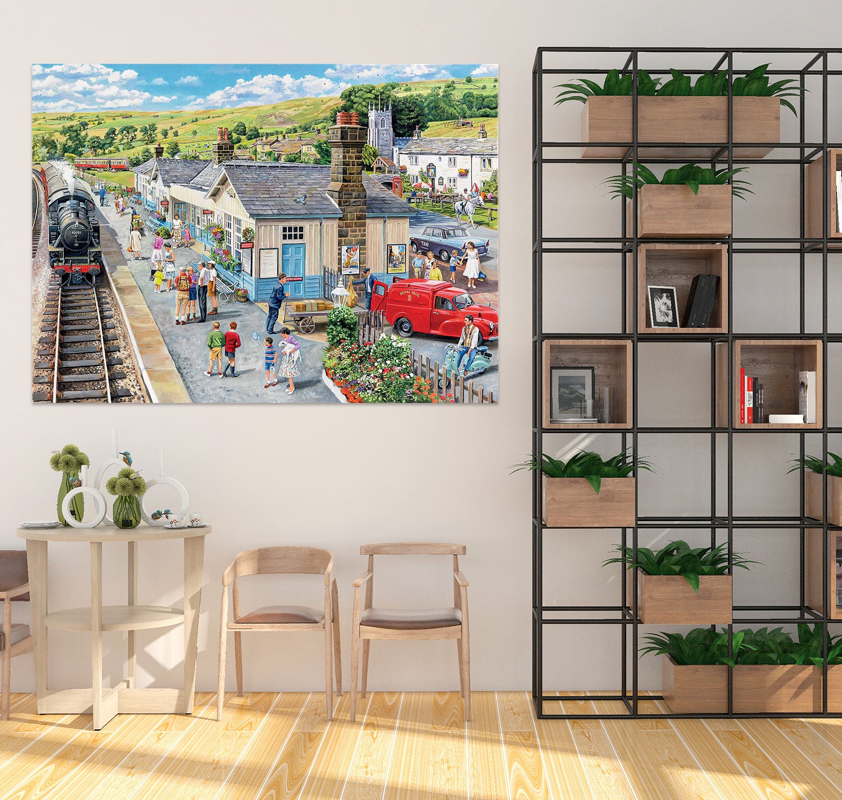 3D The Village Station 085 Trevor Mitchell Wall Sticker