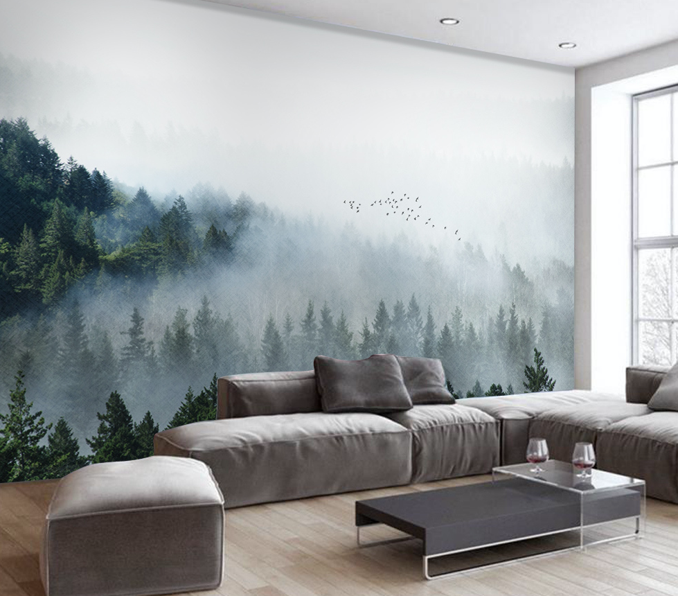 3D Forest Bird WG075 Wall Murals