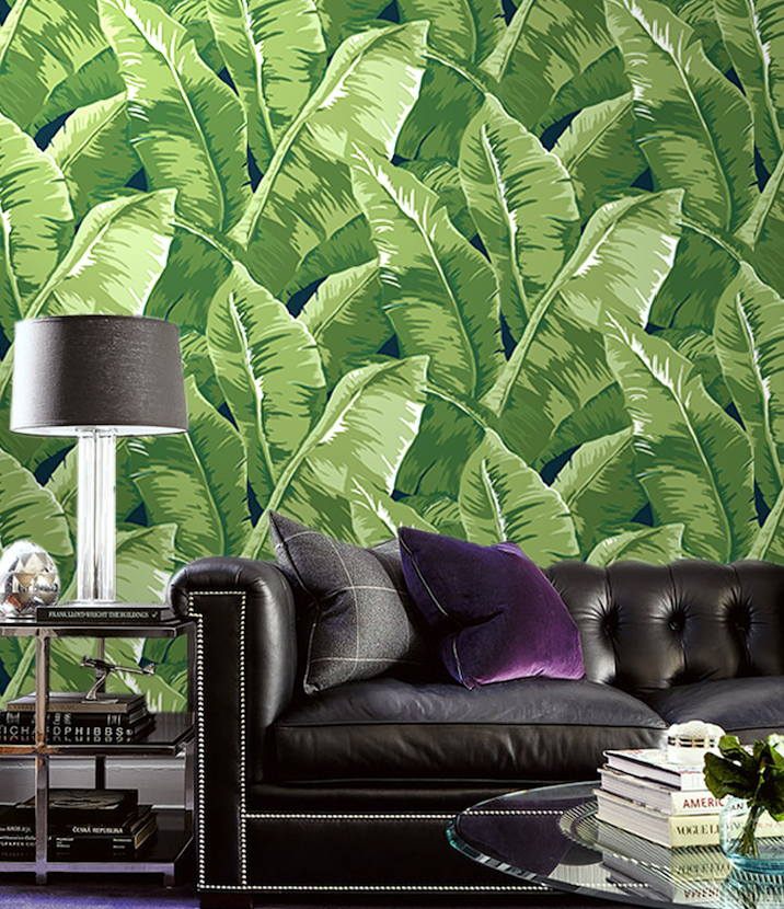 3D Green Plantain WG318 Wall Murals