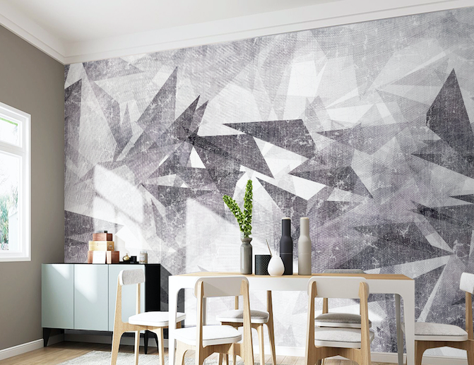 3D Wall Triangle WG310 Wall Murals