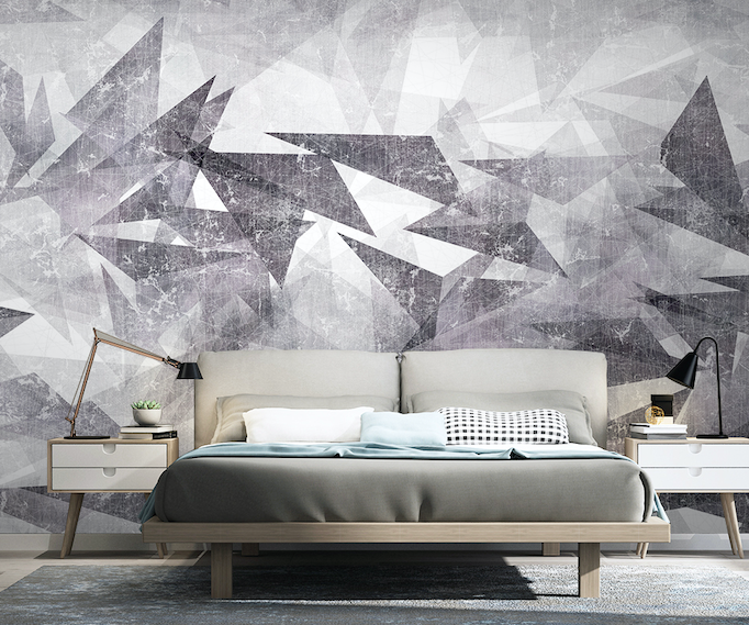 3D Wall Triangle WG310 Wall Murals