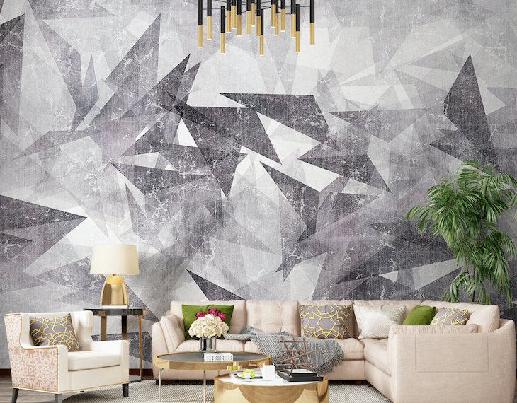 3D Wall Triangle WG310 Wall Murals